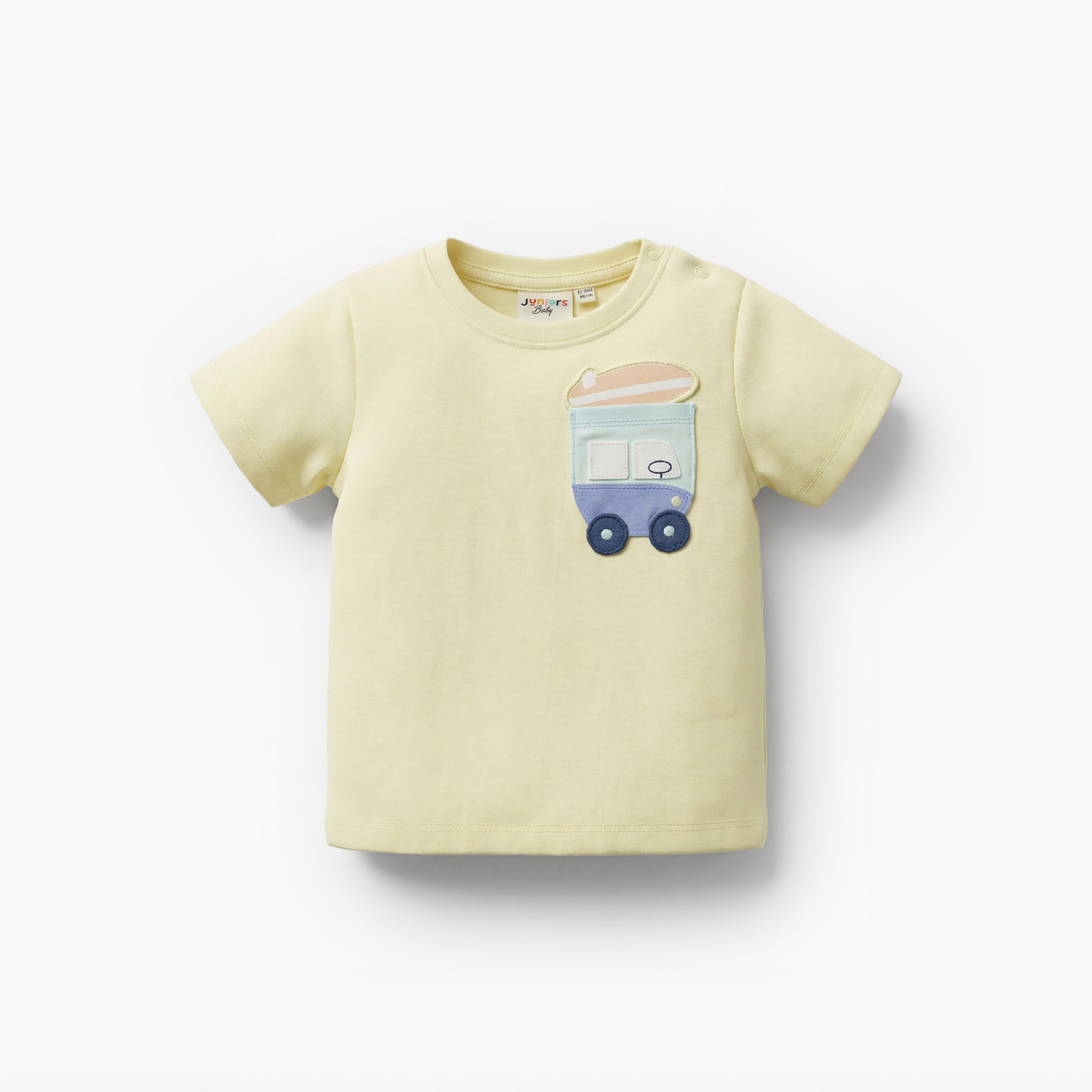 Set of 3 Juniors Crew Neck Short Sleeve T-shirt and Shorts Set with Print-baby-boys-clothing-setsandcoords-image-4