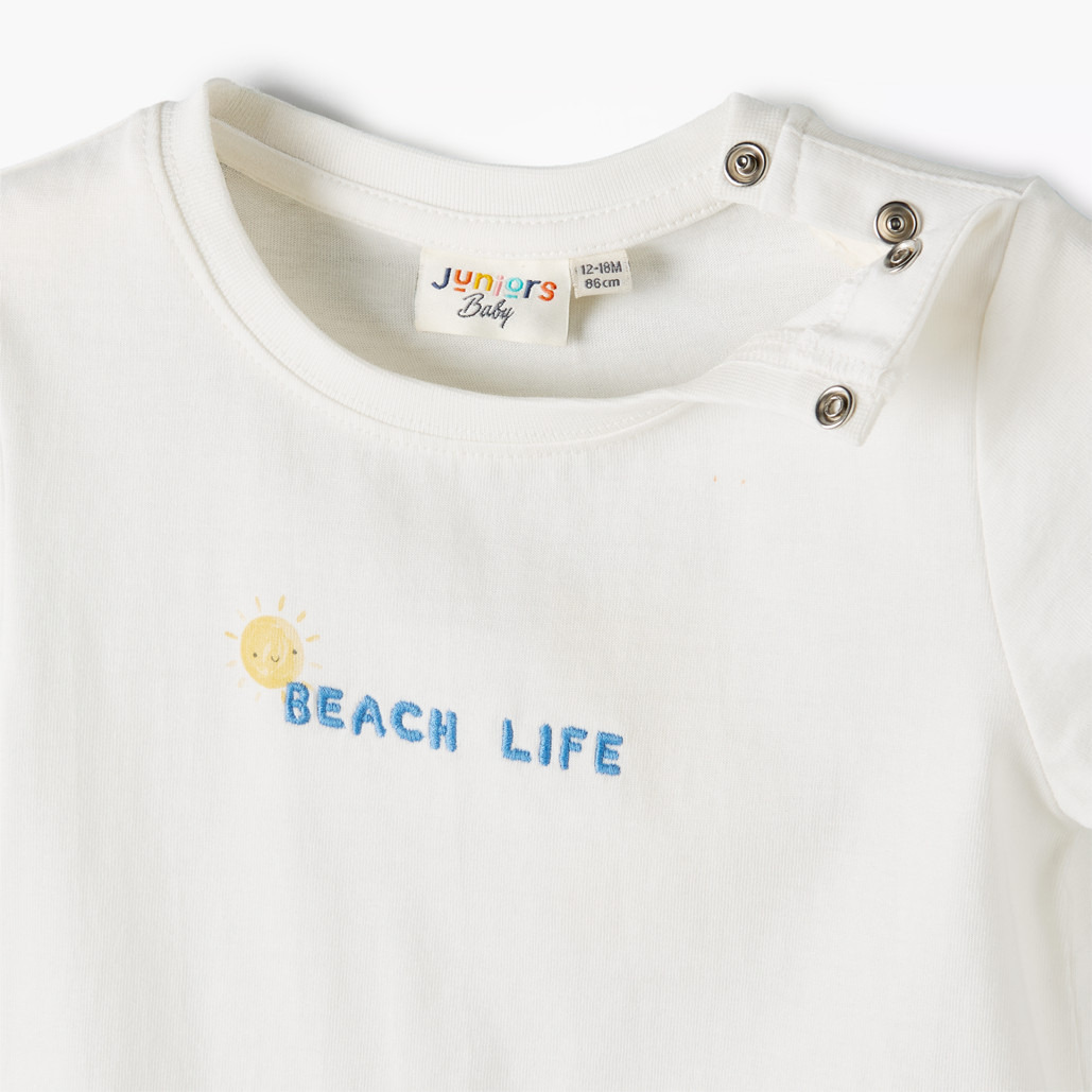 Set of 3 Juniors Crew Neck Short Sleeve T-shirt and Shorts Set with Print-baby-boys-clothing-setsandcoords-image-6