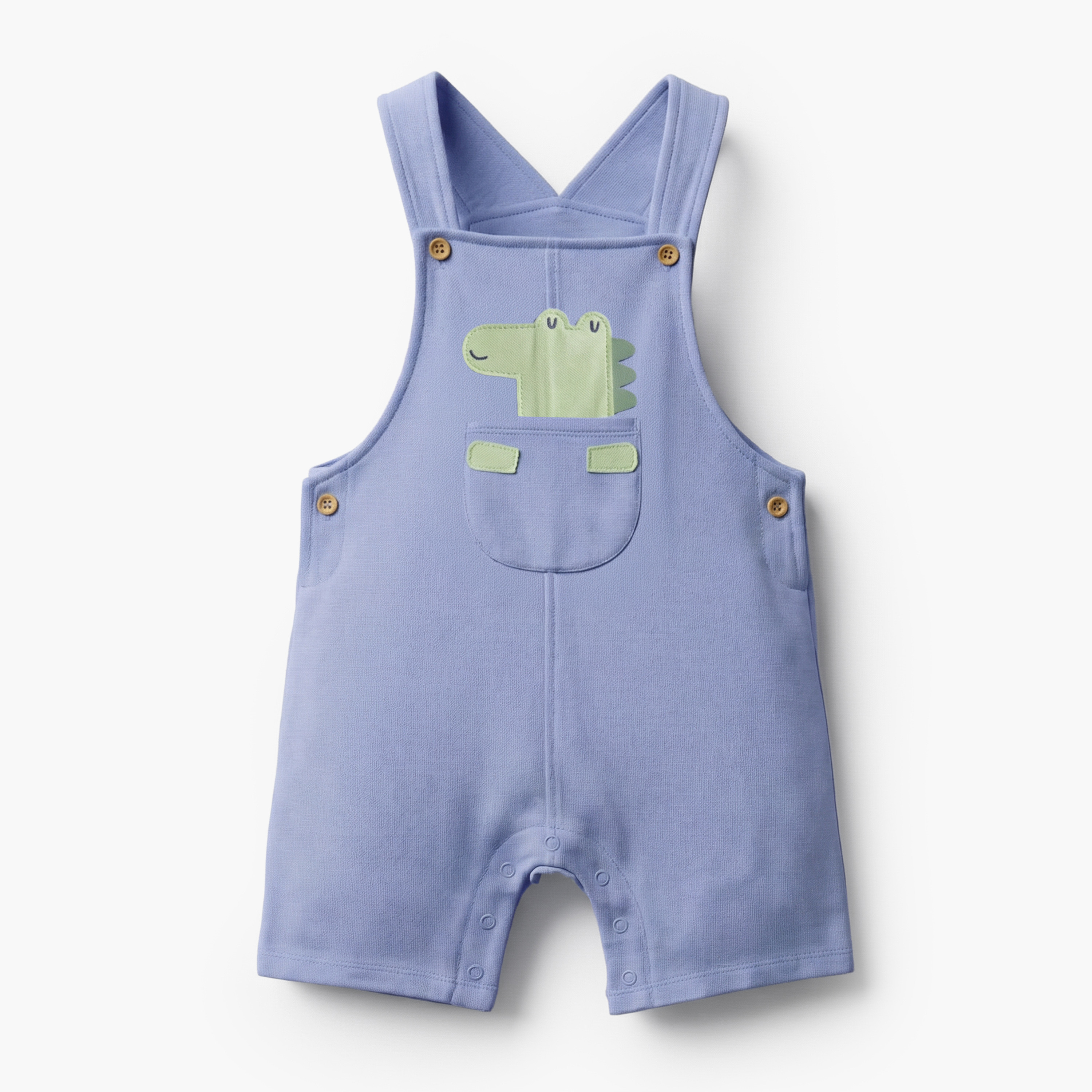 طقم دنغري وتيشيرت برقبة ضيقة وأكمام قصيرة وزخارف ديناصور من جونيورز-baby-boys-clothing-setsandcoords-image-3