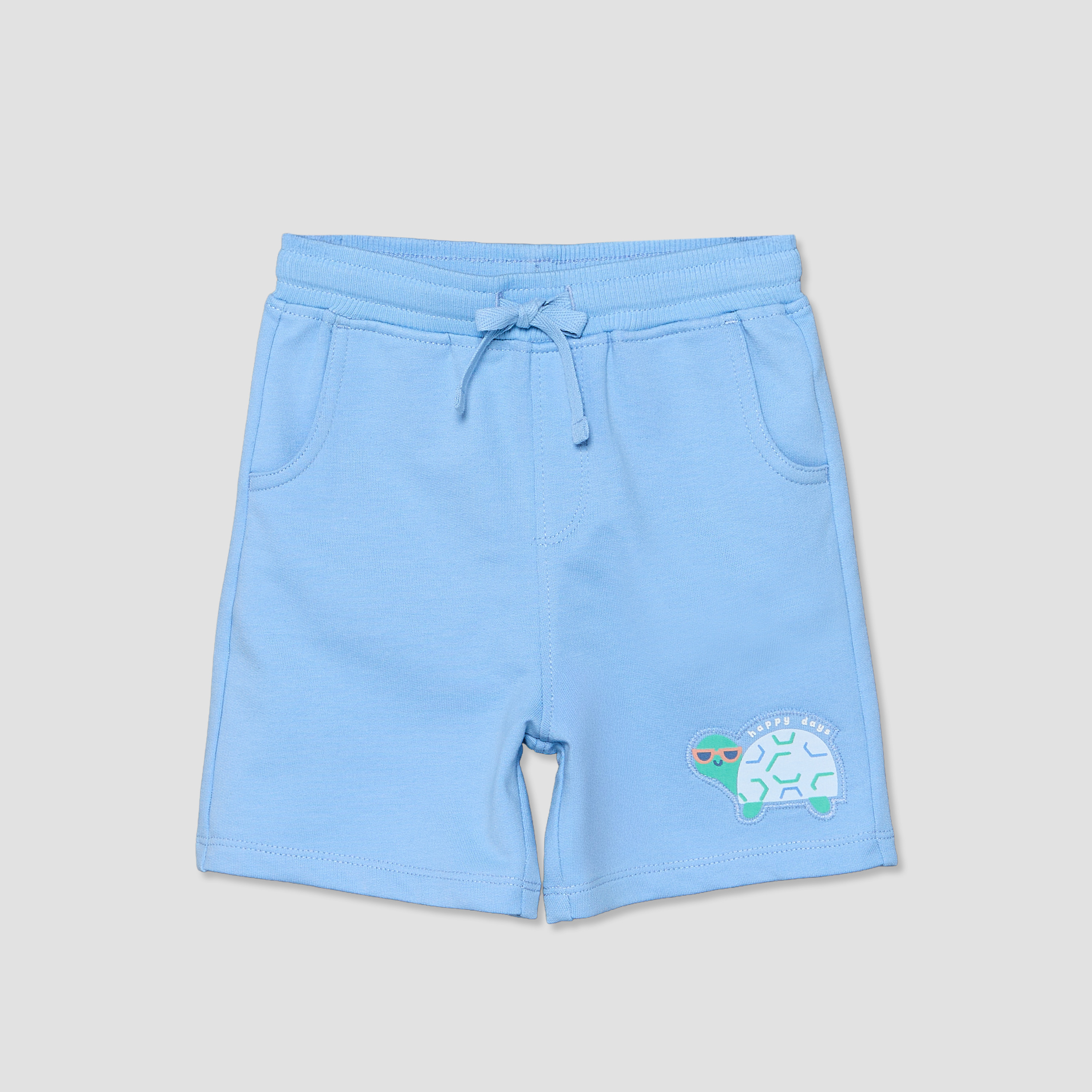 Set of 3 Juniors Crew Neck Short Sleeves T-shirt and Shorts Set with Applique Detail-baby-boys-clothing-setsandcoords-image-5