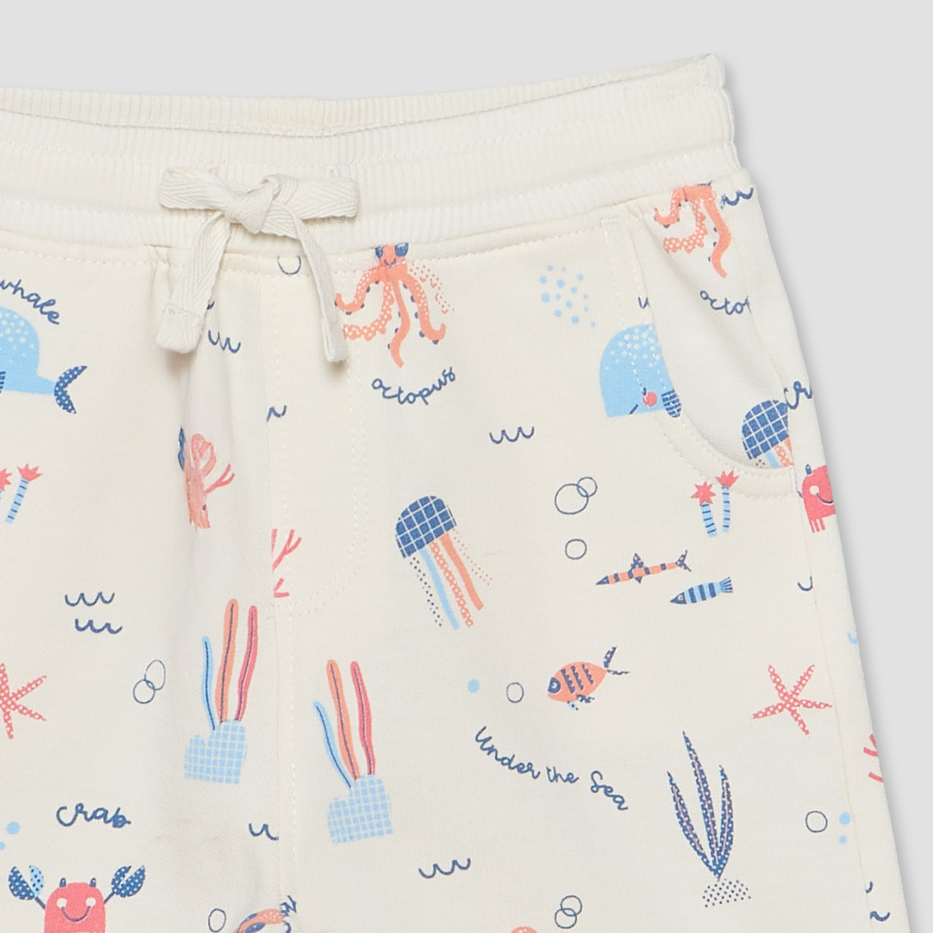 Set of 3 Juniors Crew Neck Short Sleeves T-shirt and Shorts Set with Underwater Print-baby-boys-clothing-setsandcoords-image-7