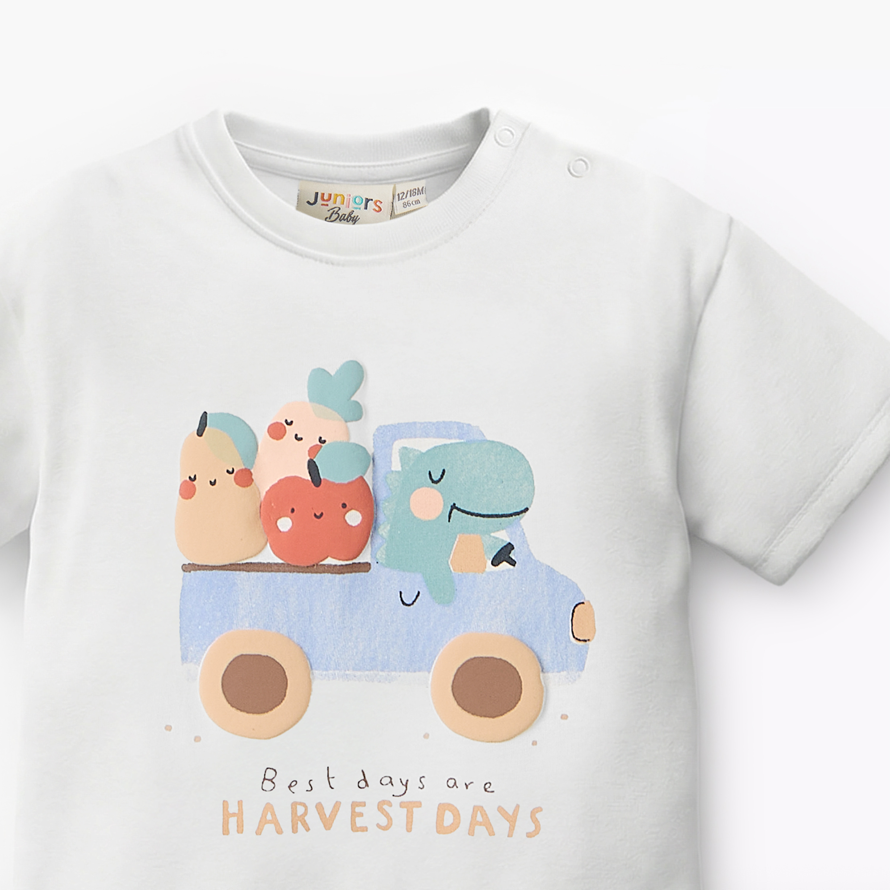 طقم شورت وتيشيرت بأكمام قصيرة وياقة ضيقة وطبعات من جونيورز-baby-boys-clothing-setsandcoords-image-5