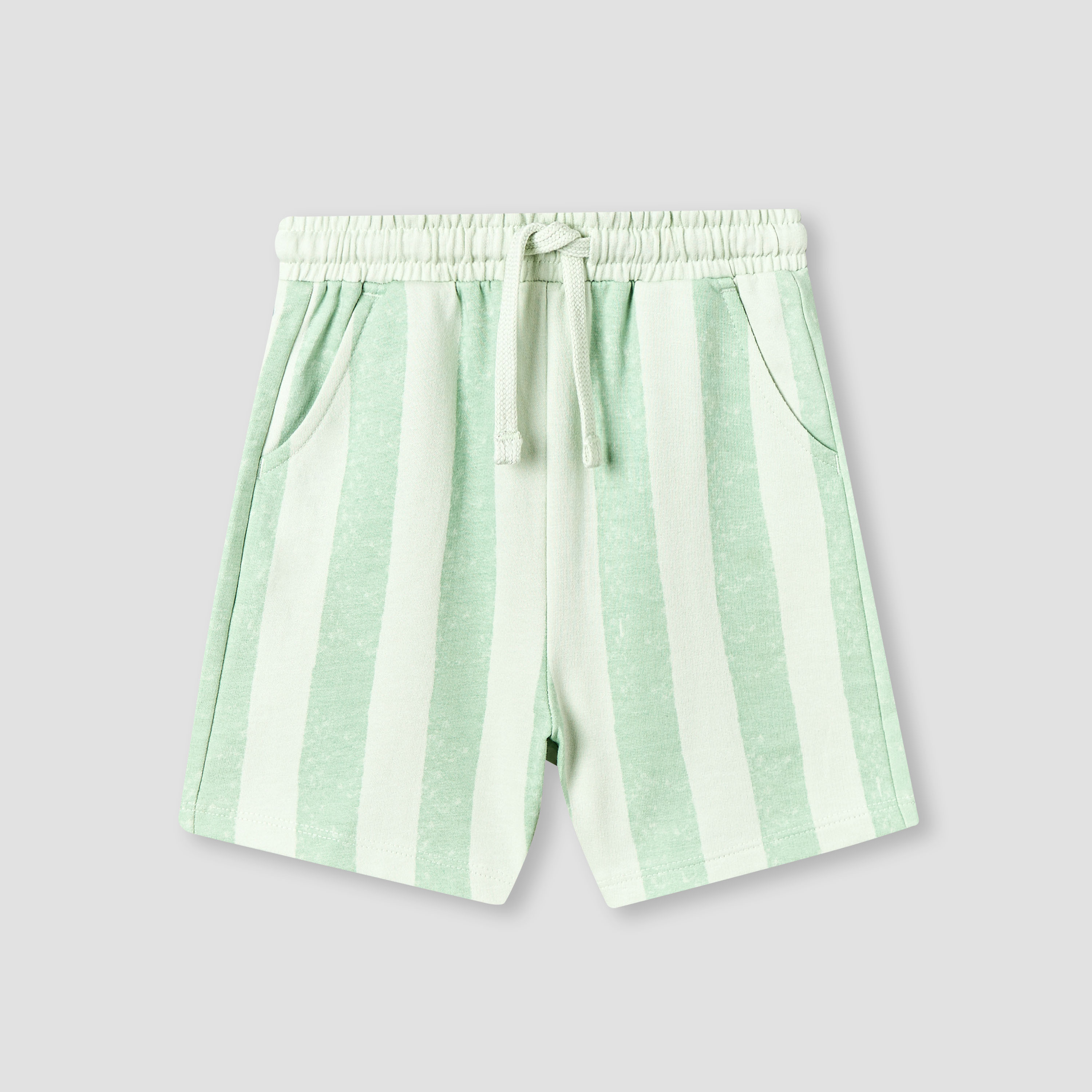 Juniors Crew Neck Short Sleeves T-shirt and Shorts Set with Print-baby-boys-clothing-setsandcoords-image-3