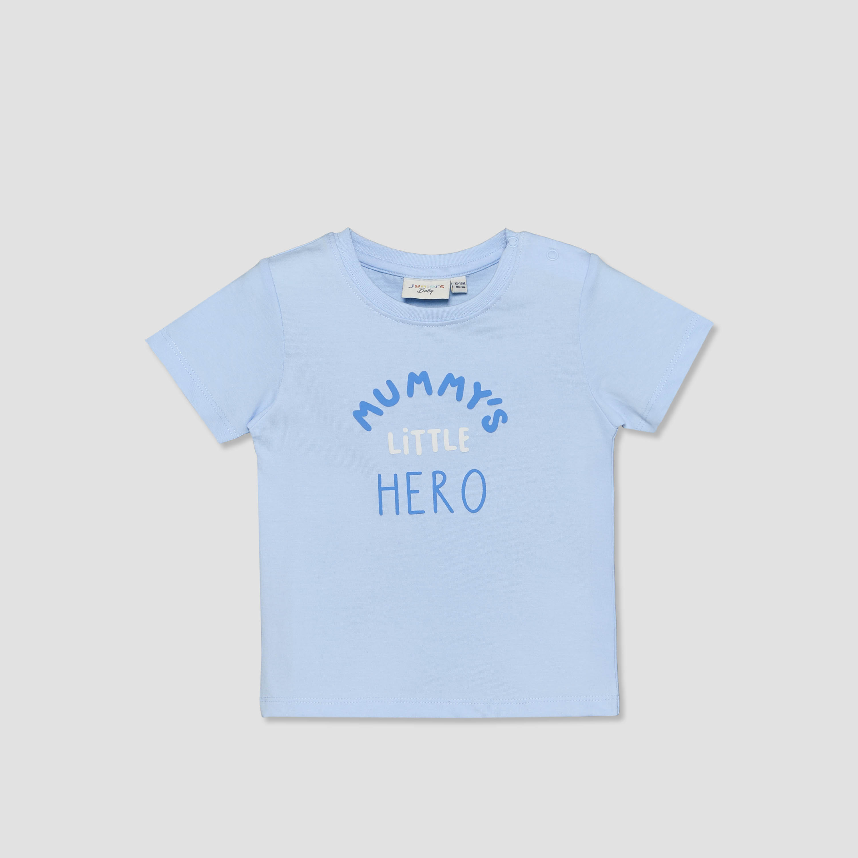 Juniors Crew Neck Short Sleeves T-shirt and Dungaree Set with Vehicle Applique-baby-boys-clothing-setsandcoords-image-2
