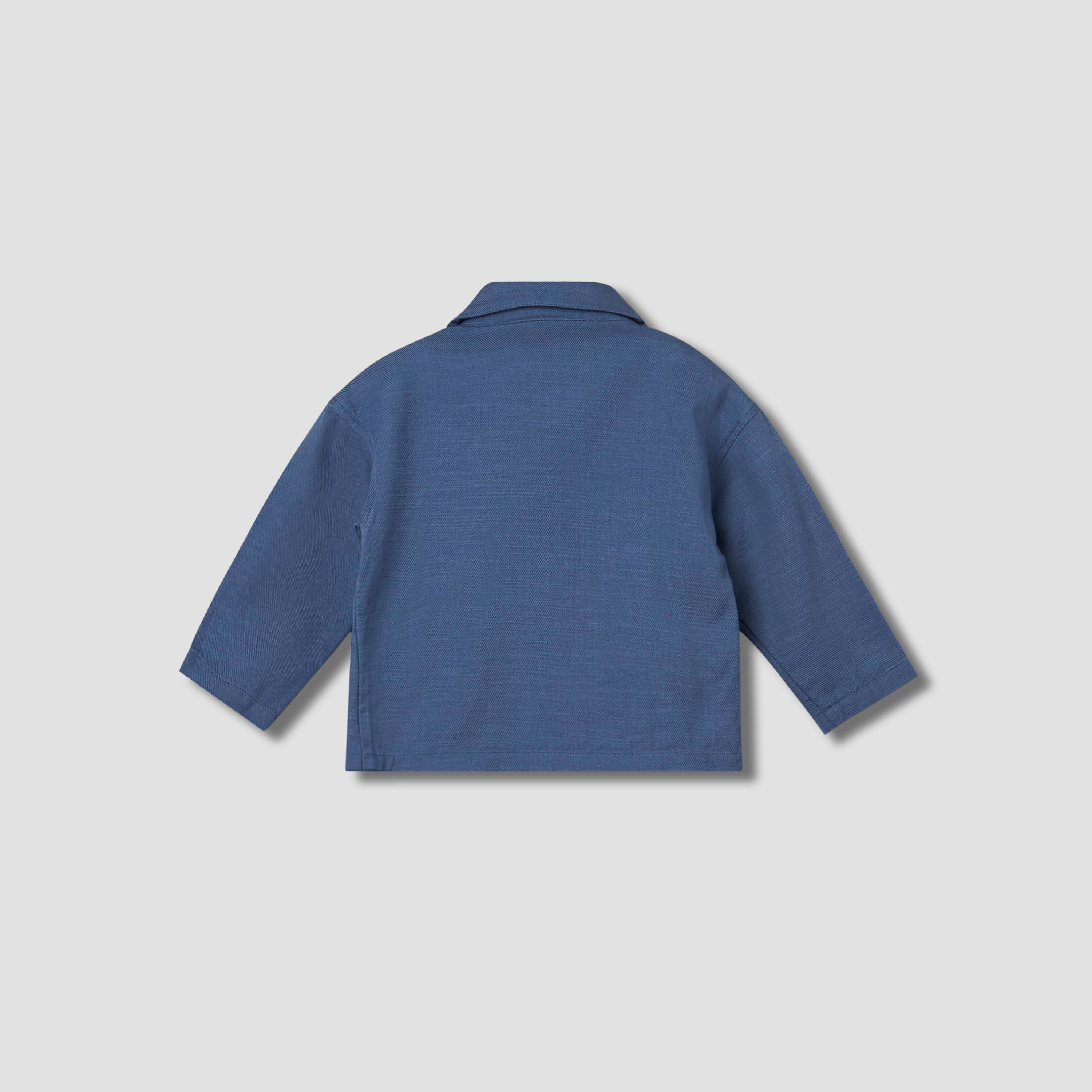 Juniors Camp Collar Long Sleeves Shirt and Pants Set with Pockets-baby-boys-clothing-setsandcoords-image-5