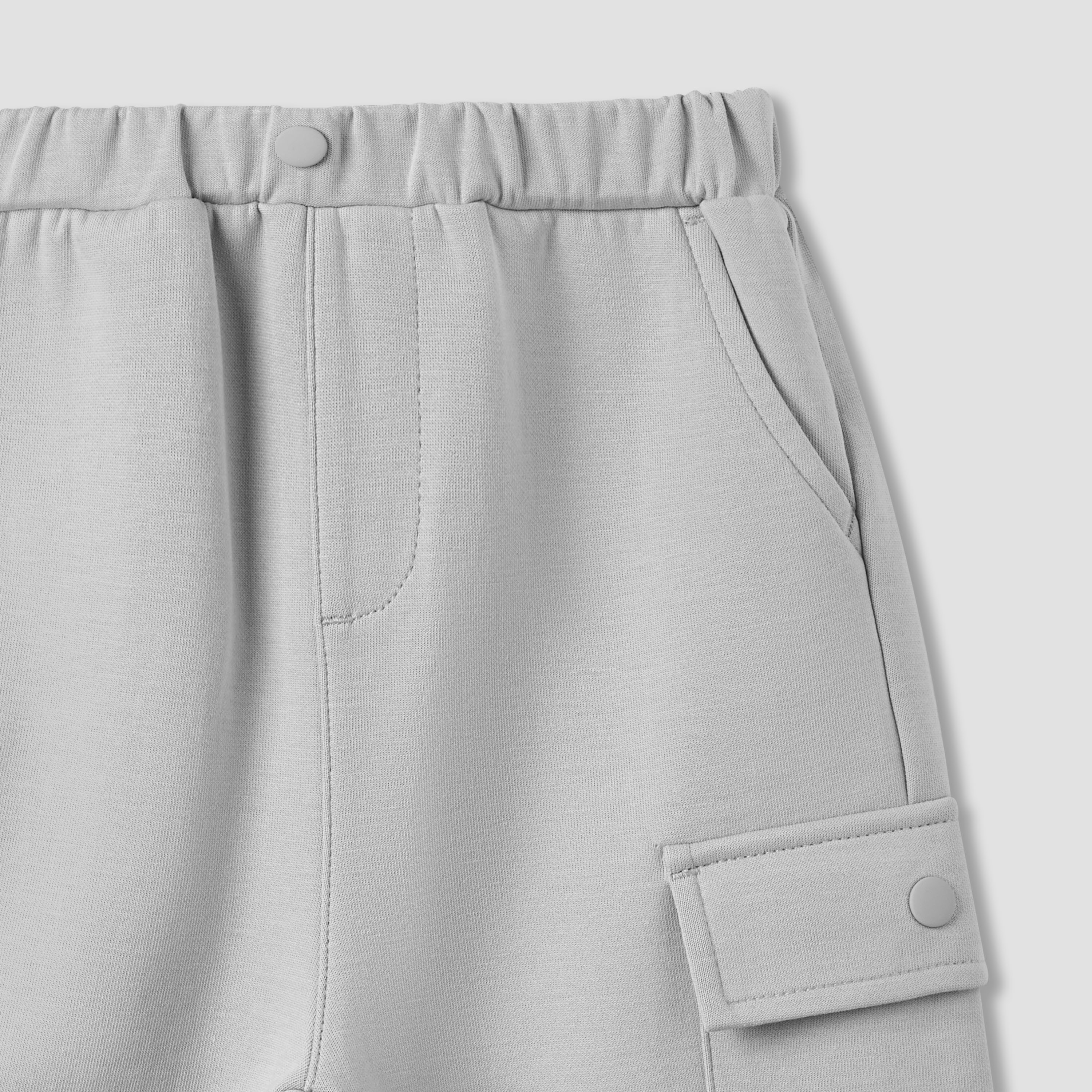 Juniors Collared Neck Long Sleeve Shirt and Pants Set with Pockets-baby-boys-clothing-setsandcoords-image-7