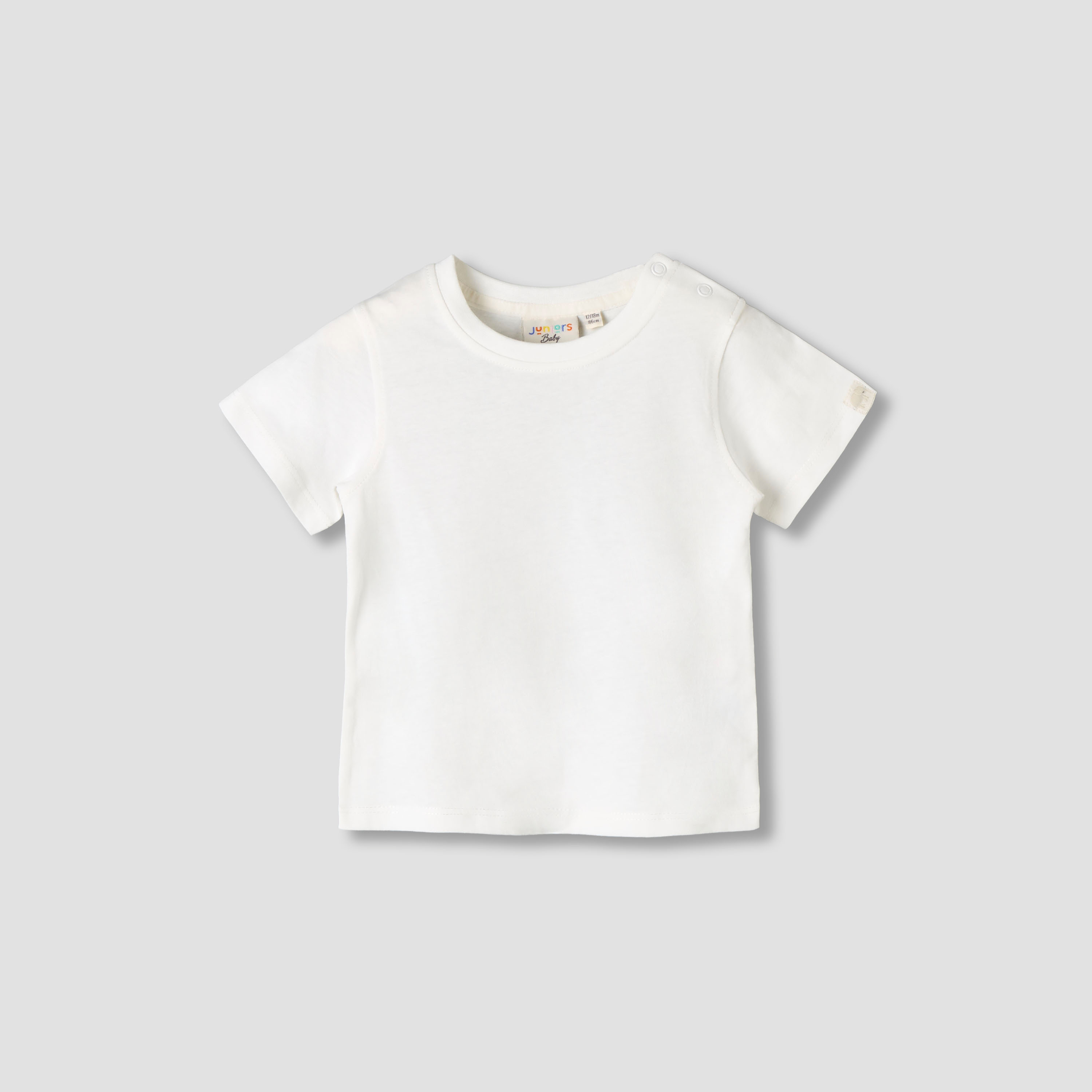 Juniors Round Neck Short Sleeve T-shirt and Dungaree Set with Cap-baby-boys-clothing-setsandcoords-image-3