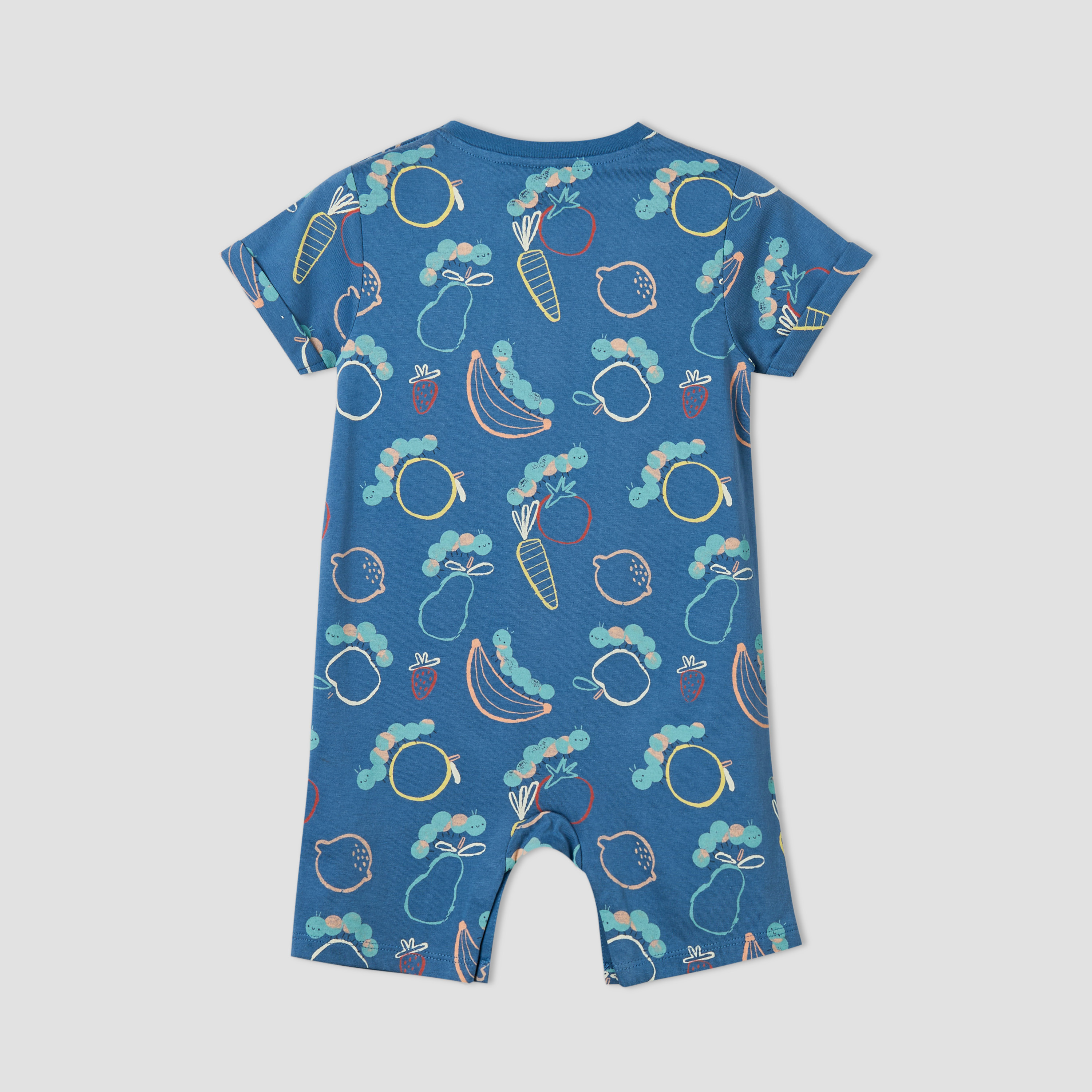 Pack of 2 Juniors Crew Neck Short Sleeves Romper with Fun Print-baby-boys-clothing-rompers-image-6