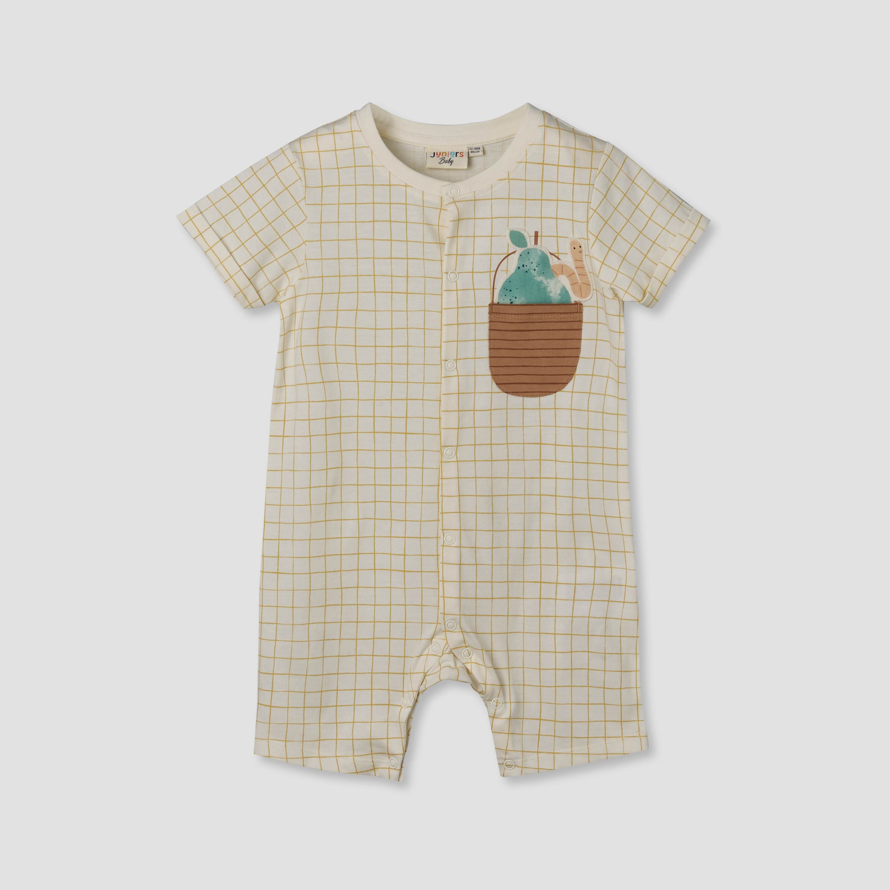 Pack of 2 Juniors Crew Neck Short Sleeves Romper with Fun Print-baby-boys-clothing-rompers-image-4