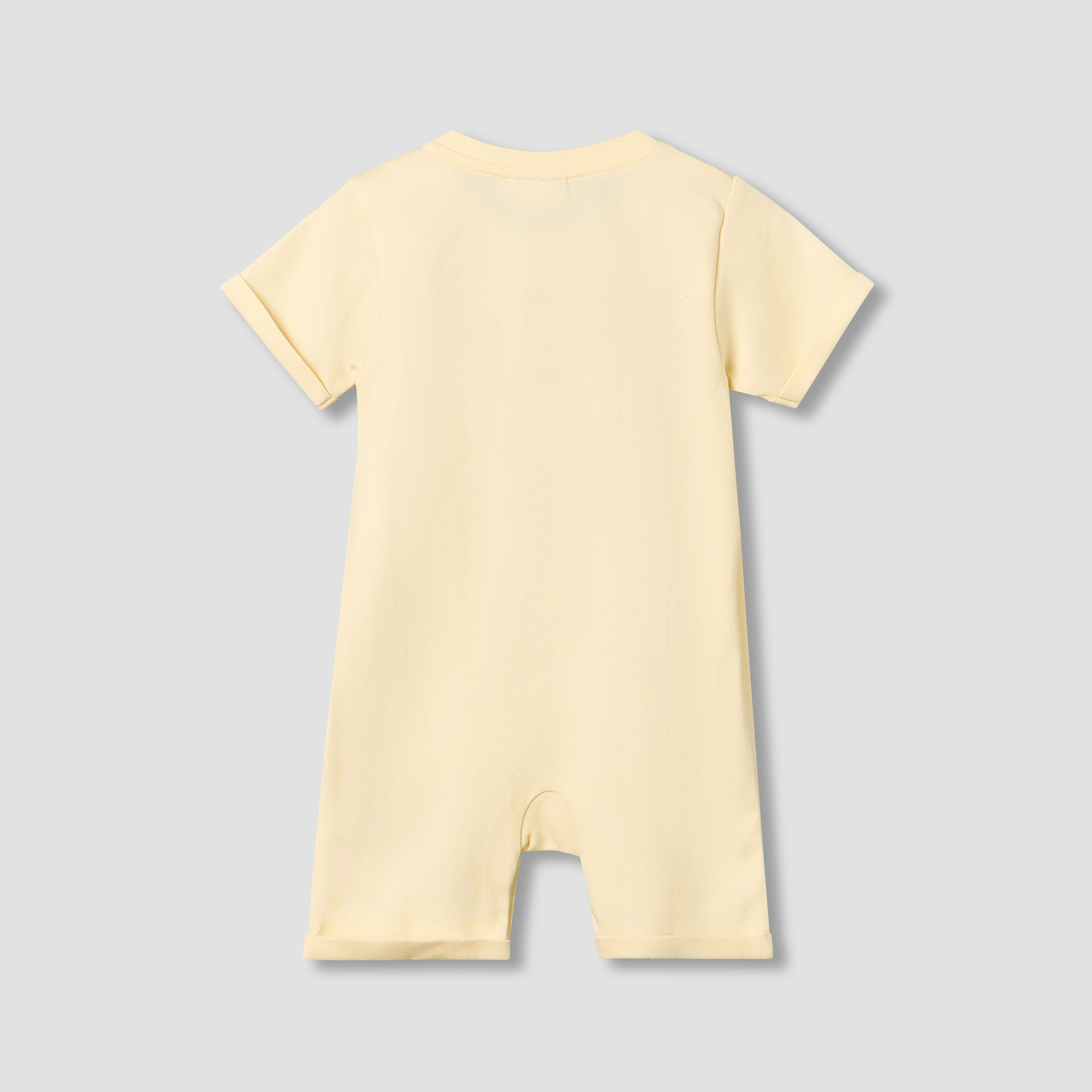 Juniors Crew Neck Short Sleeves Romper with Animal Embroidery-baby-boys-clothing-rompers-image-3