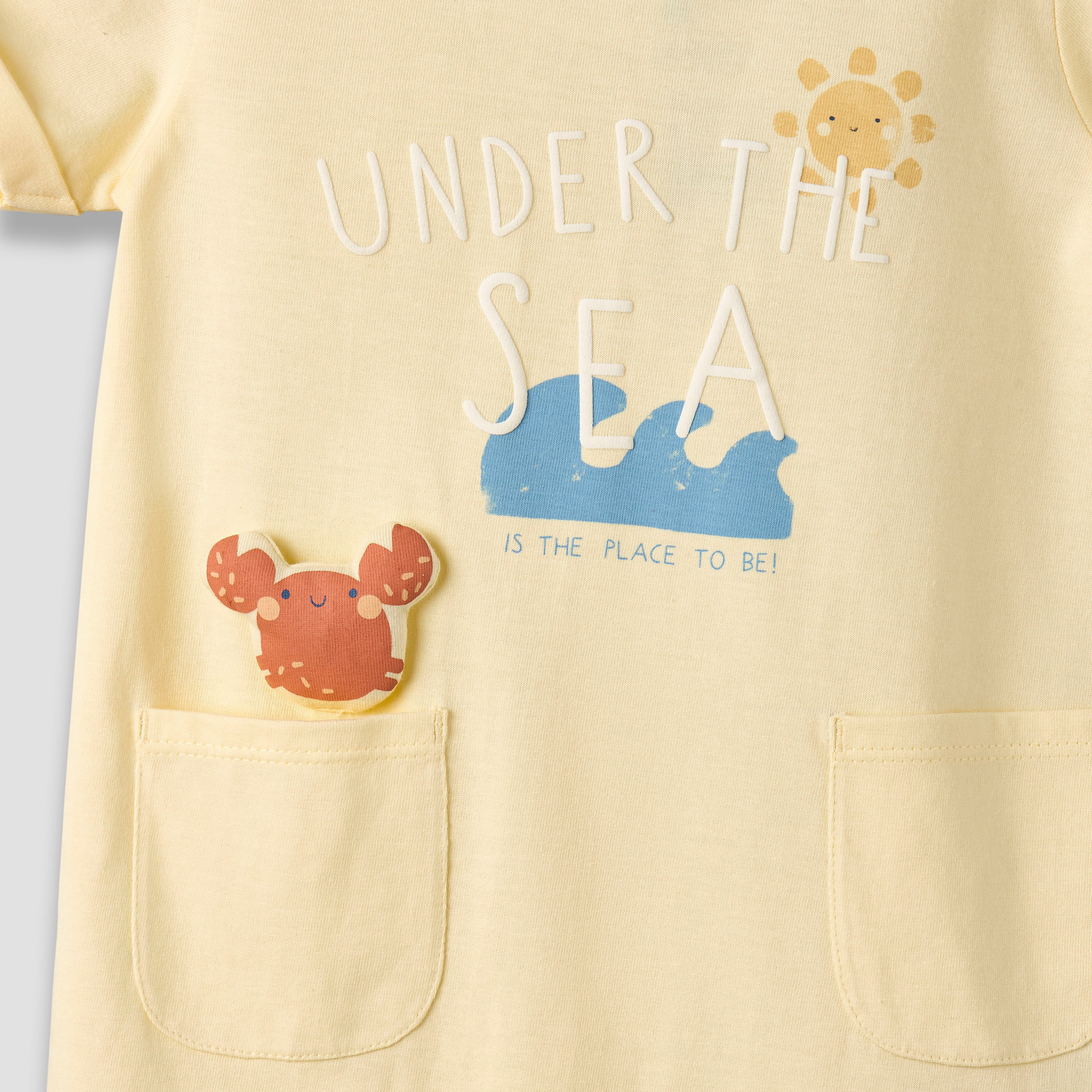 Pack of 2 Juniors Crew Neck Short Sleeves Romper with Snap Button Closure-baby-boys-clothing-rompers-image-8