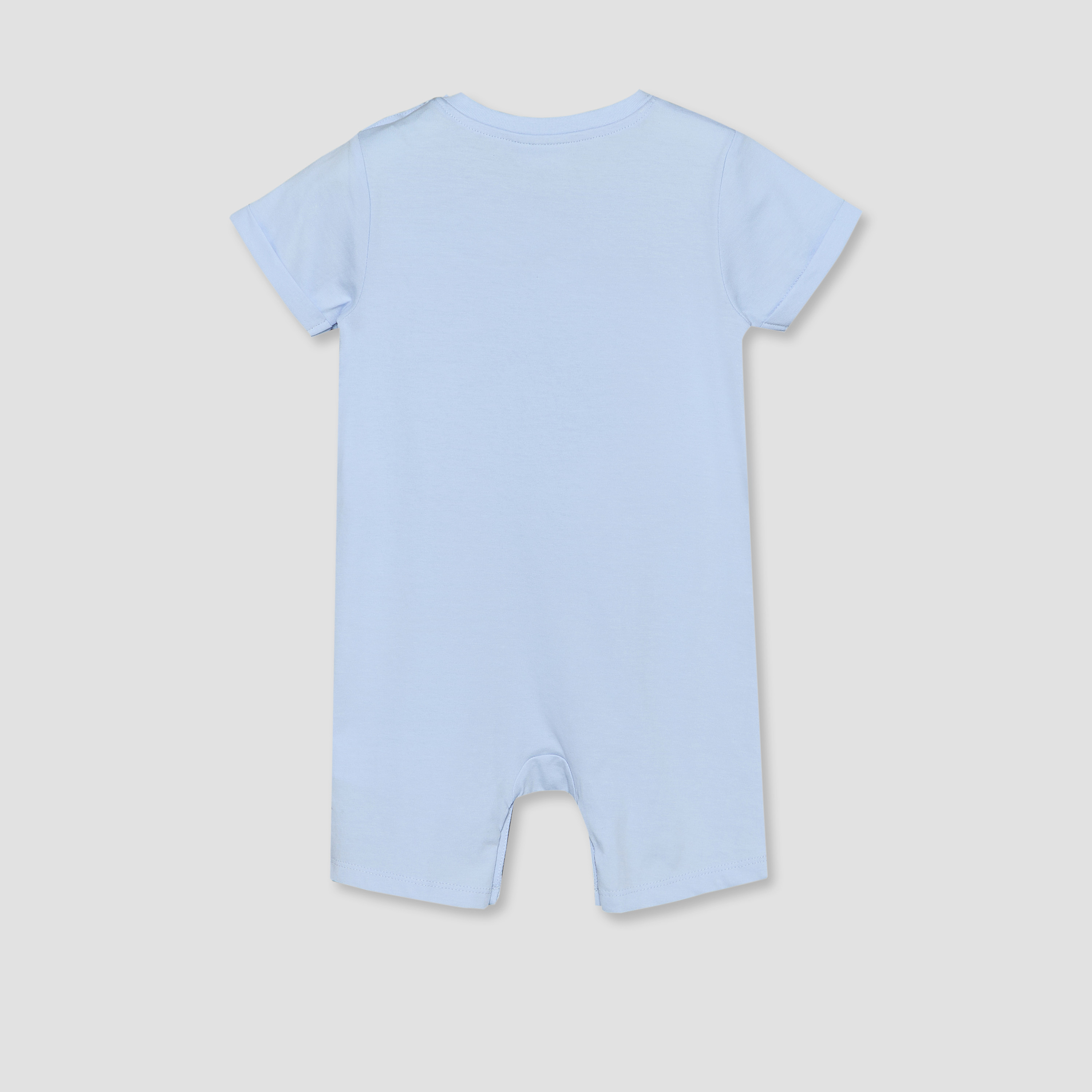 Pack of 2 Juniors Round Neck Short Sleeves Romper with Fun Print-baby-boys-clothing-rompers-image-5