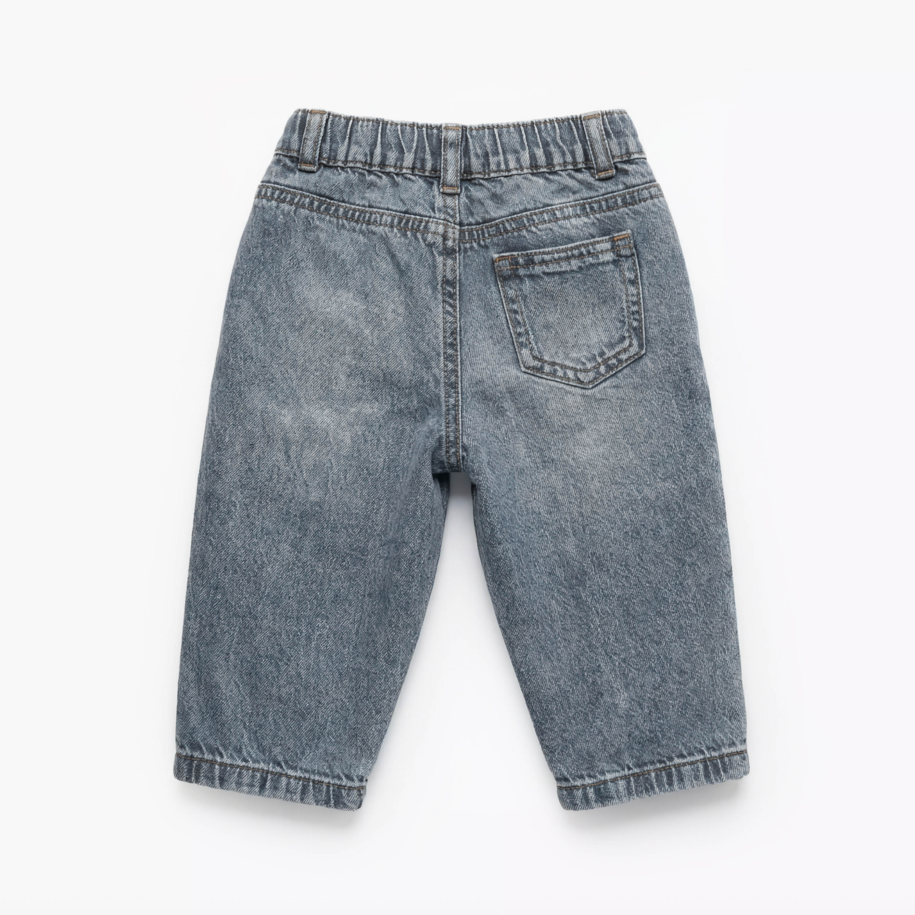بنطلون جينز بجيوب وخصر مطاطي من جونيورز-baby-boys-clothing-bottoms-jeans-image-3