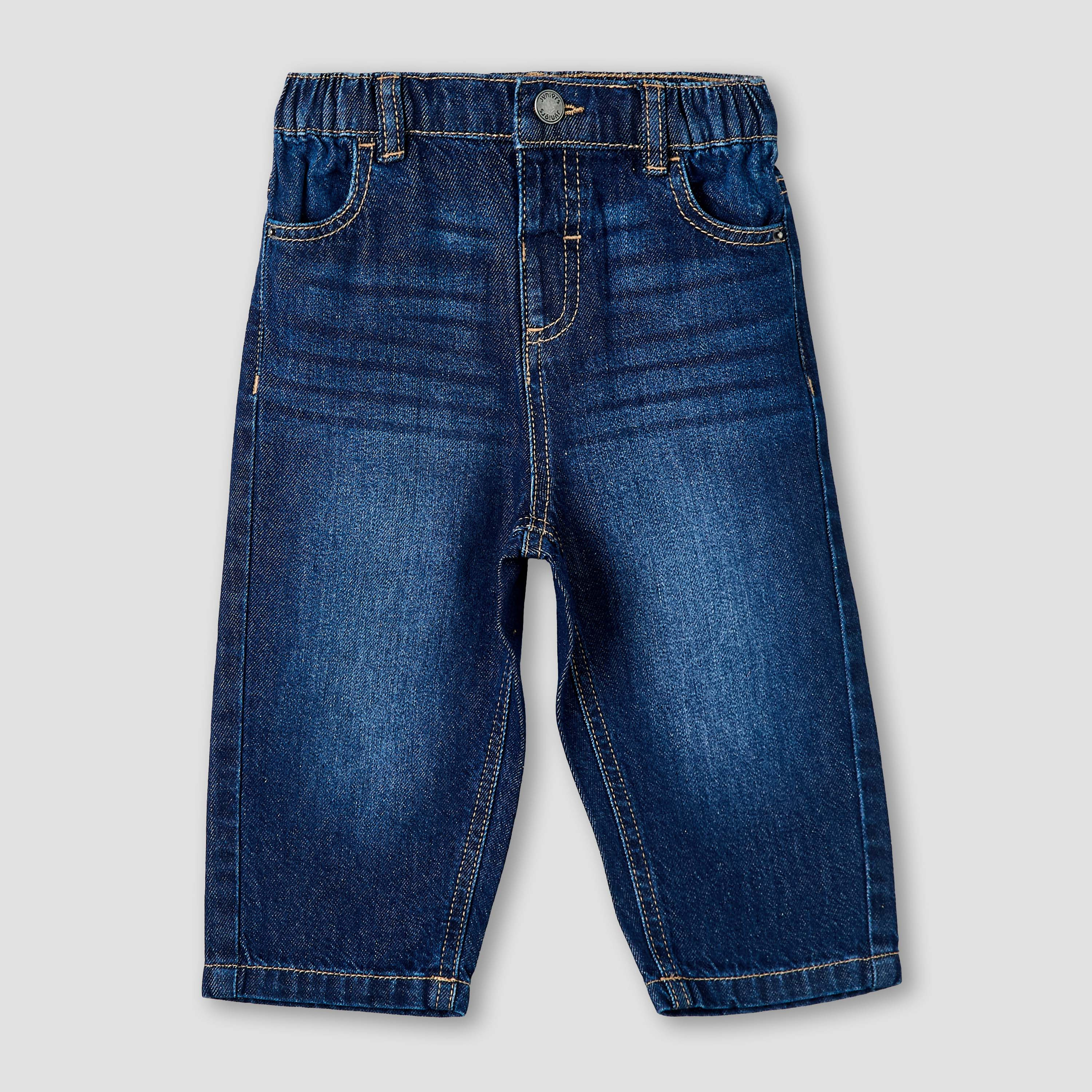 Juniors Jeans with Pockets, Elastic Waist-baby-boys-clothing-bottoms-jeans-image-2