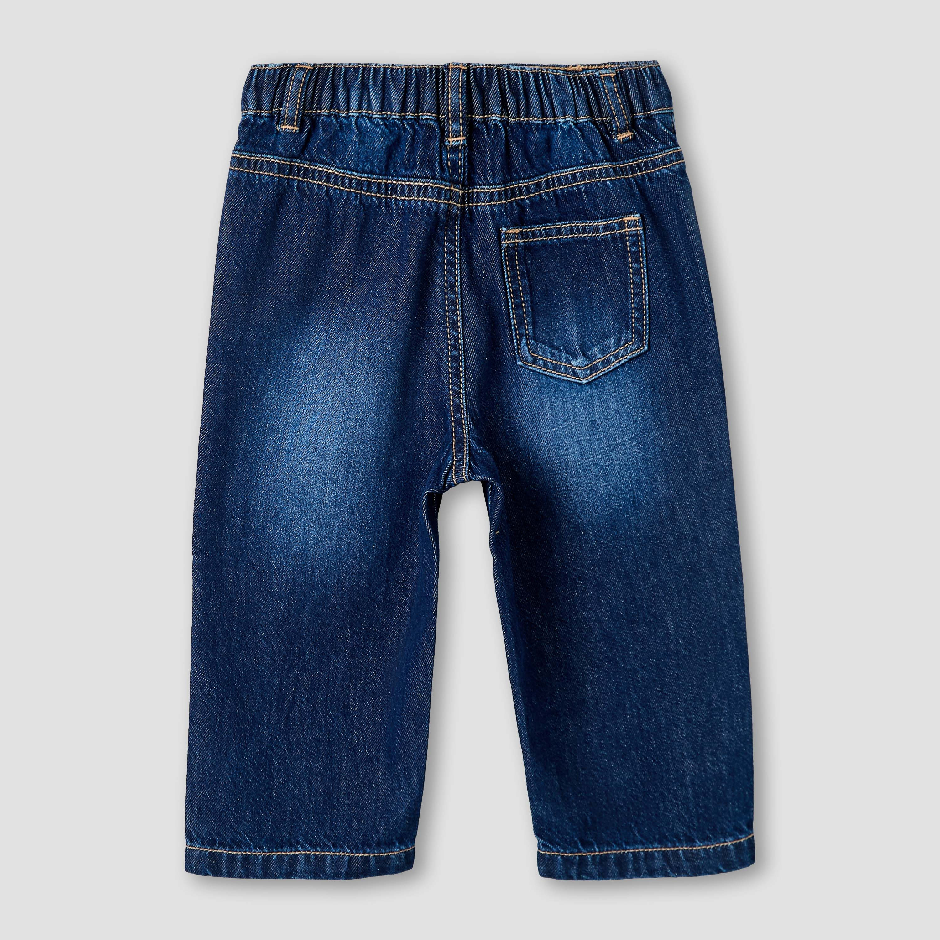 Juniors Jeans with Pockets, Elastic Waist-baby-boys-clothing-bottoms-jeans-image-3
