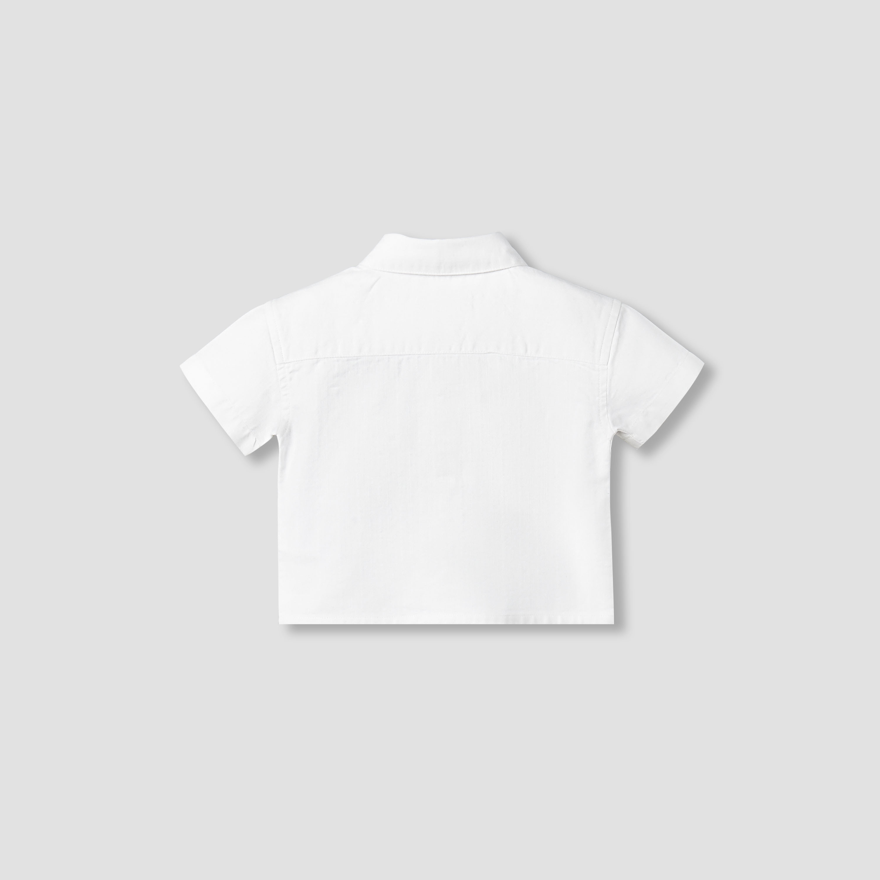 Juniors Short Sleeves Shirt with Tiger Embroidery-baby-boys-clothing-shirts-image-3