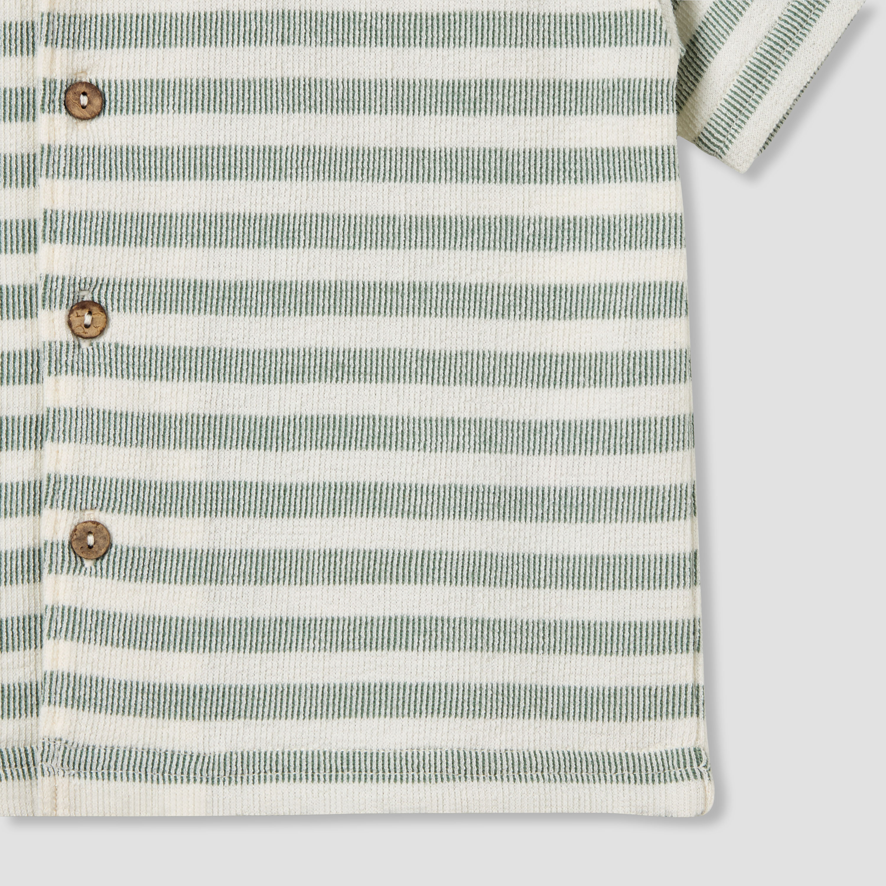 Juniors Short Sleeves Shirt with Stripes-baby-boys-clothing-shirts-image-4