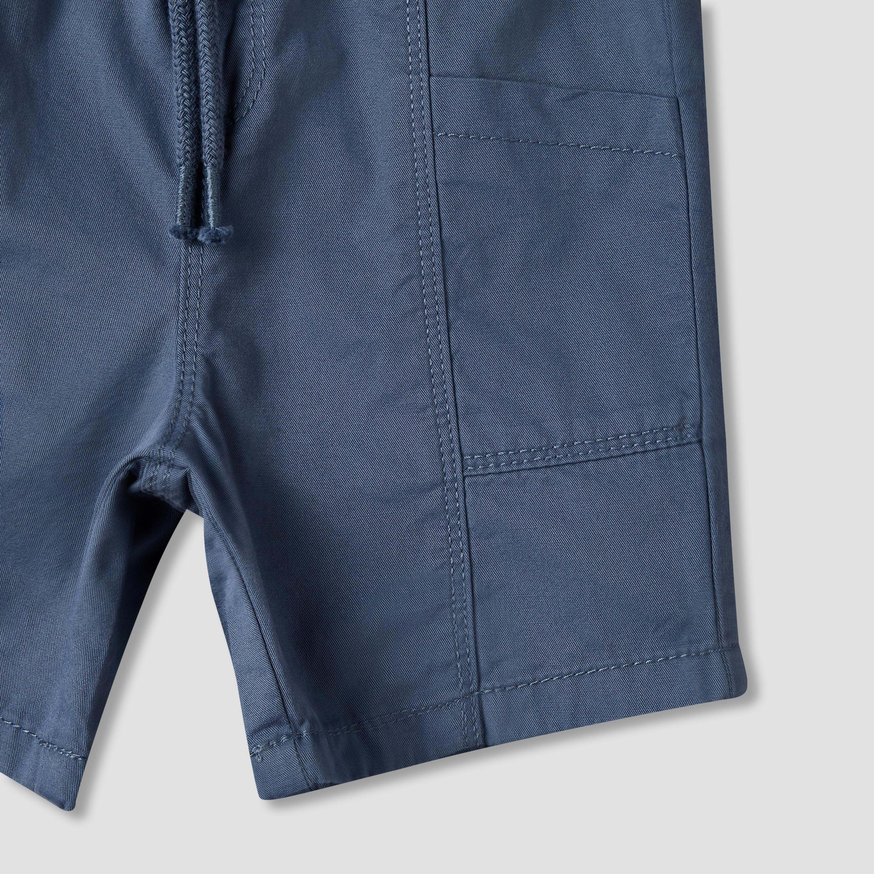 Juniors Drawstring Waist Shorts with Pockets-baby-boys-clothing-bottoms-shorts-image-5