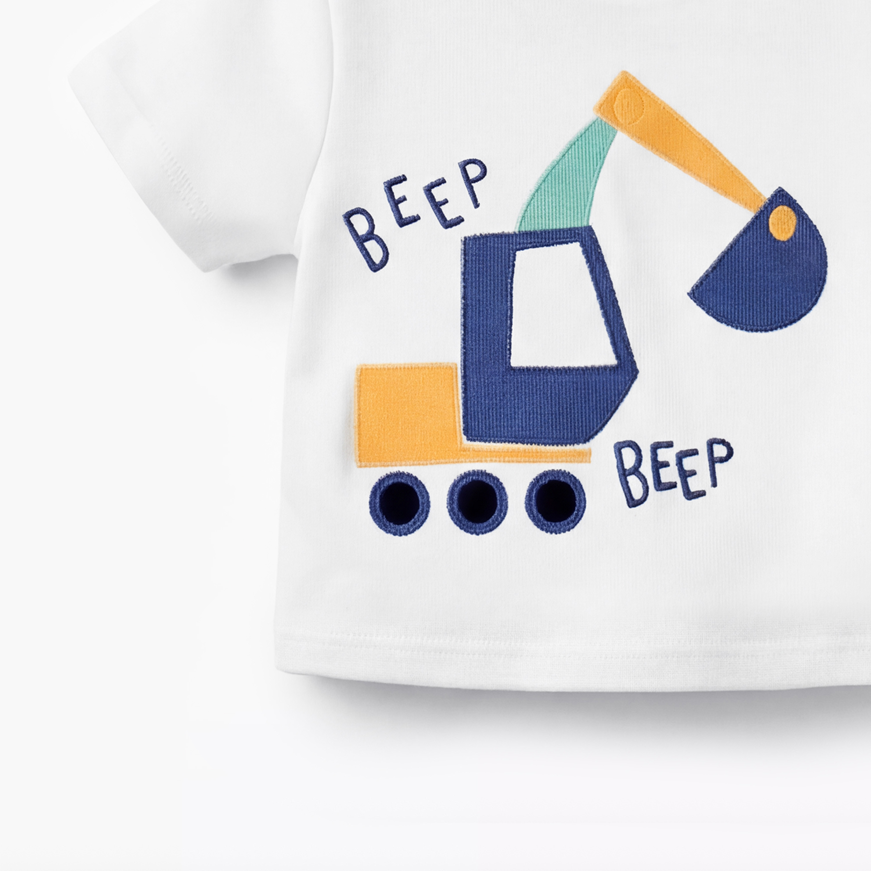 طقم بنطلون وتيشيرت بياقة ضيقة وأكمام قصيرة من جونيورز-baby-boys-clothing-setsandcoords-image-6