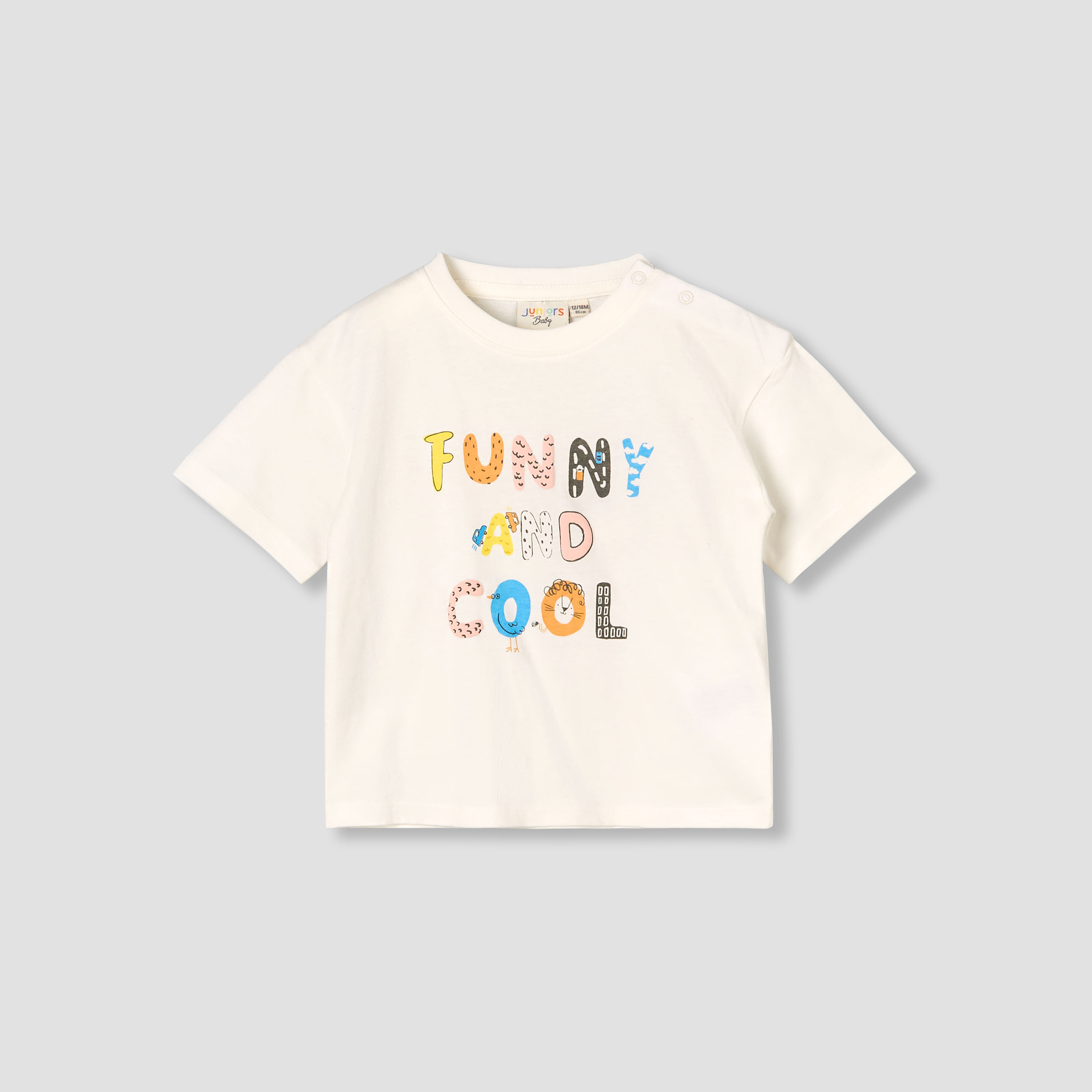 Juniors Crew Neck Short Sleeves T-shirt and Shorts Set with Graphic Print-baby-boys-clothing-setsandcoords-image-3