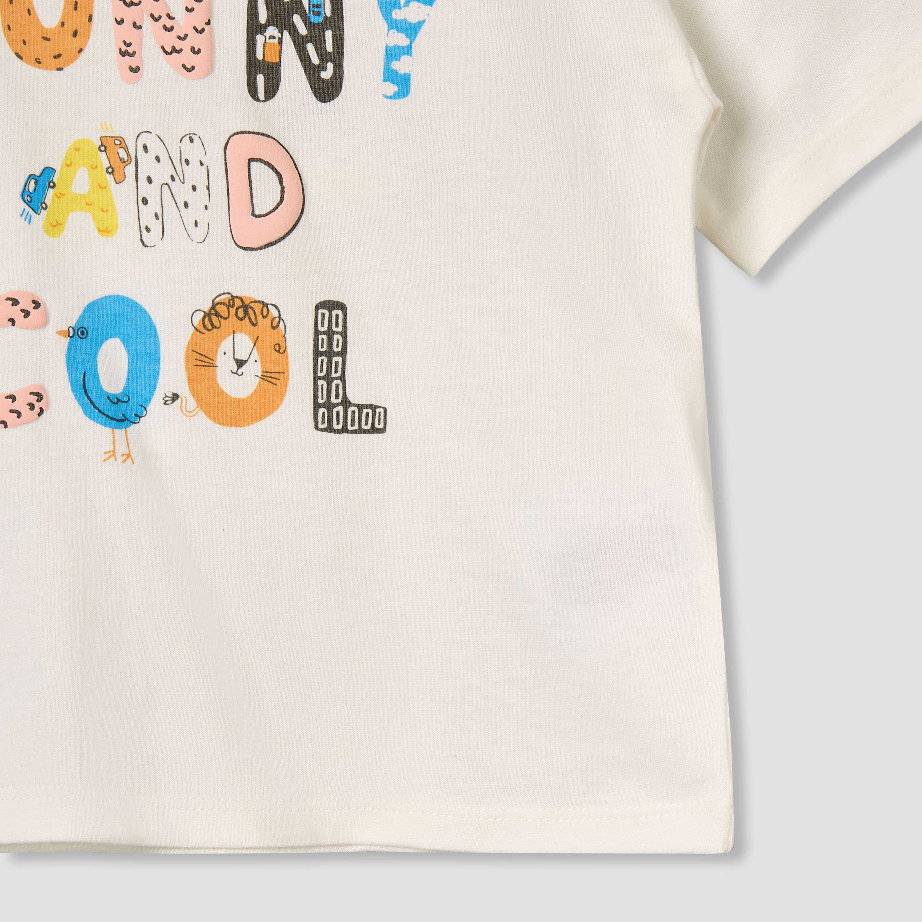 Juniors Crew Neck Short Sleeves T-shirt and Shorts Set with Graphic Print-baby-boys-clothing-setsandcoords-image-6