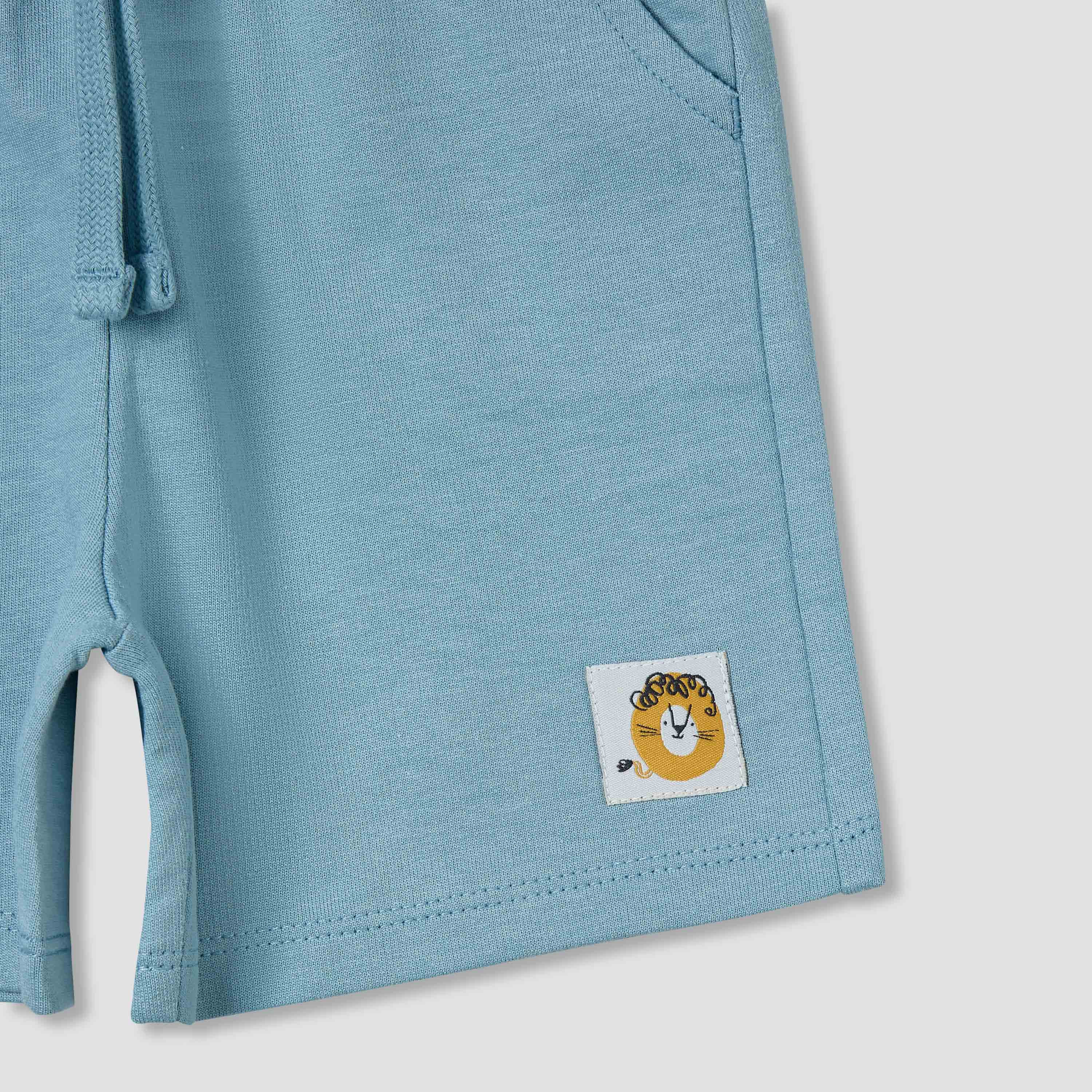 Juniors Crew Neck Short Sleeves T-shirt and Shorts Set with Graphic Print-baby-boys-clothing-setsandcoords-image-8