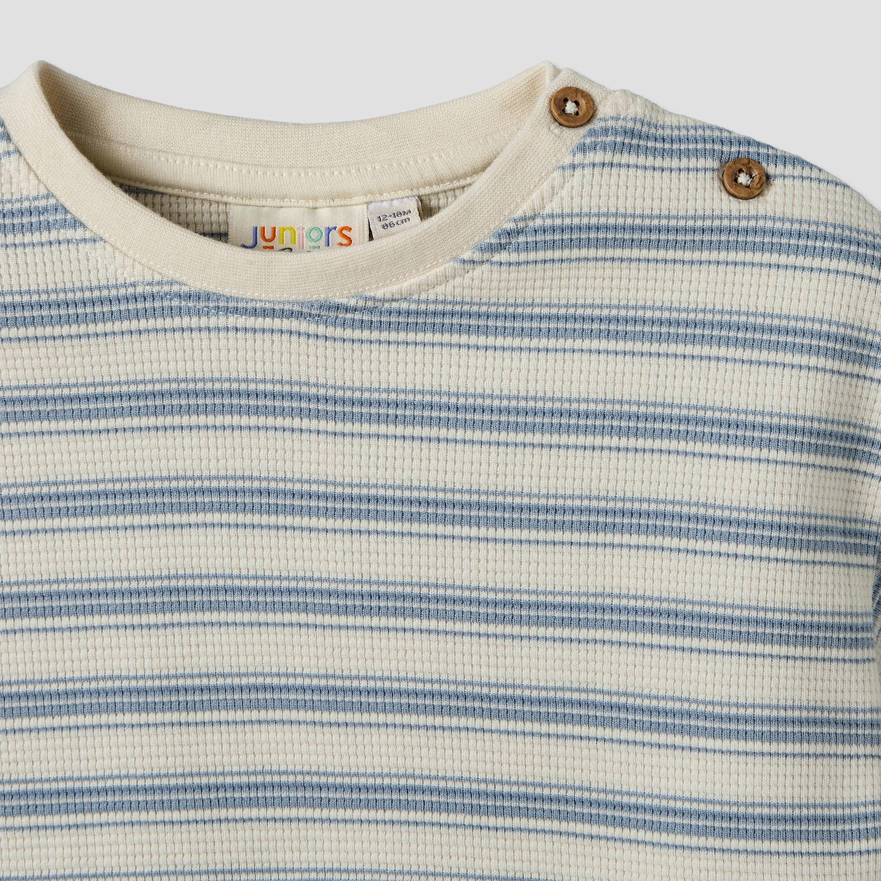 Juniors Crew Neck Short Sleeves T-shirt and Shorts Set with Button Closure-baby-boys-clothing-setsandcoords-image-5