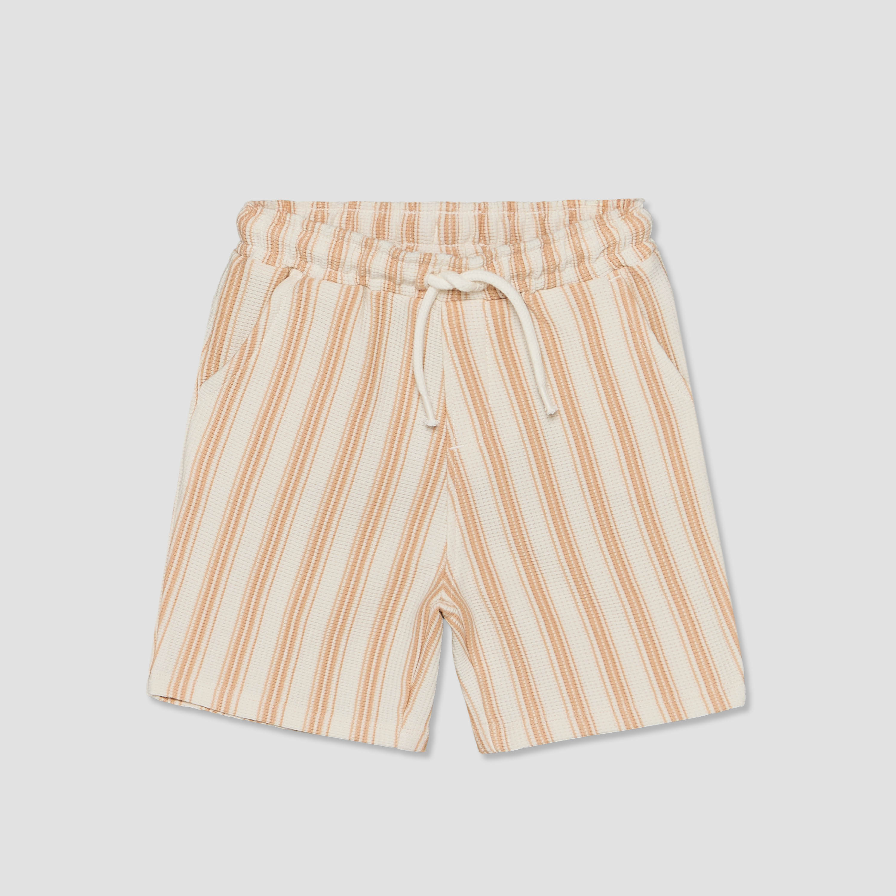 Juniors Crew Neck Short Sleeves T-shirt and Shorts Set with Stripes-baby-boys-clothing-setsandcoords-image-4