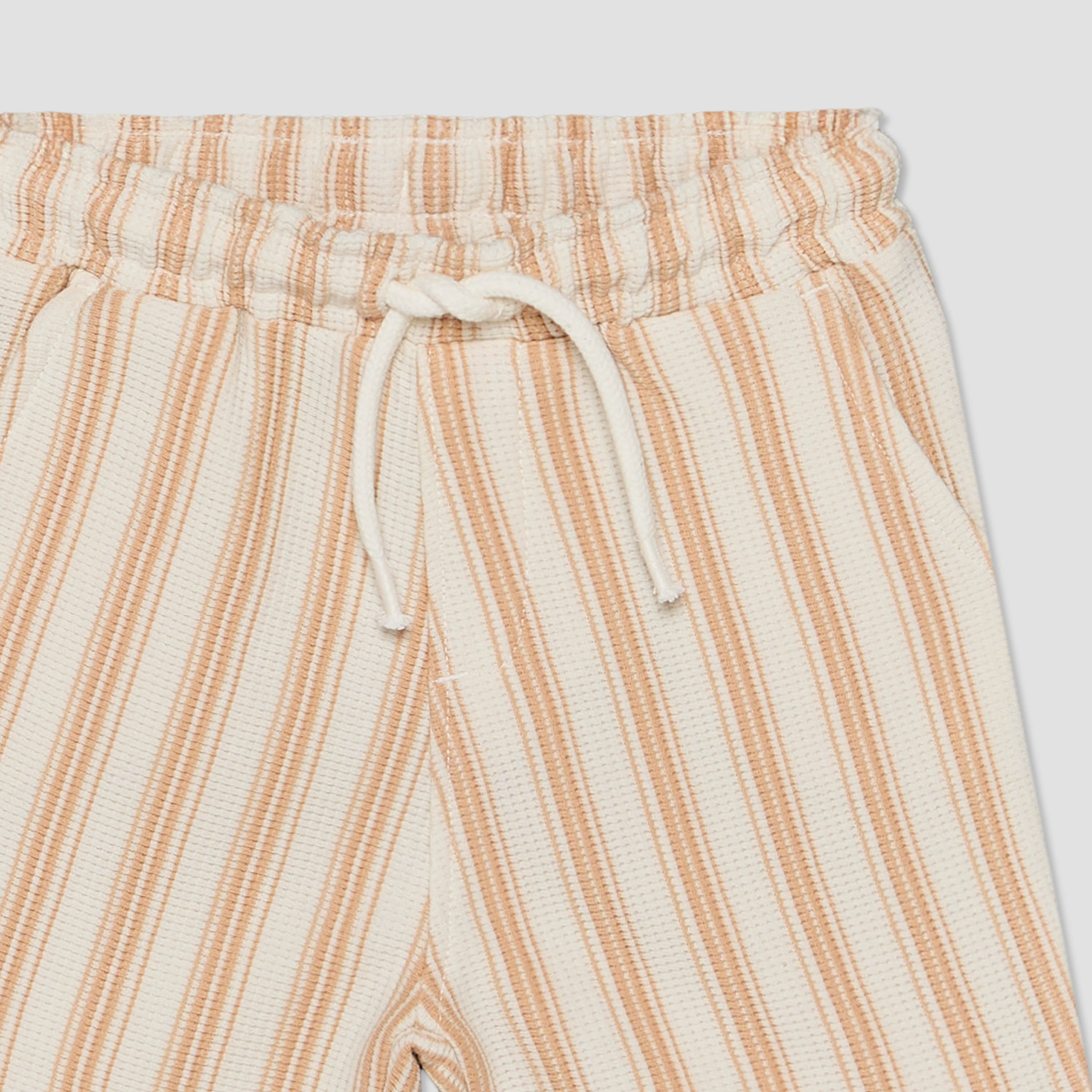 Juniors Crew Neck Short Sleeves T-shirt and Shorts Set with Stripes-baby-boys-clothing-setsandcoords-image-7