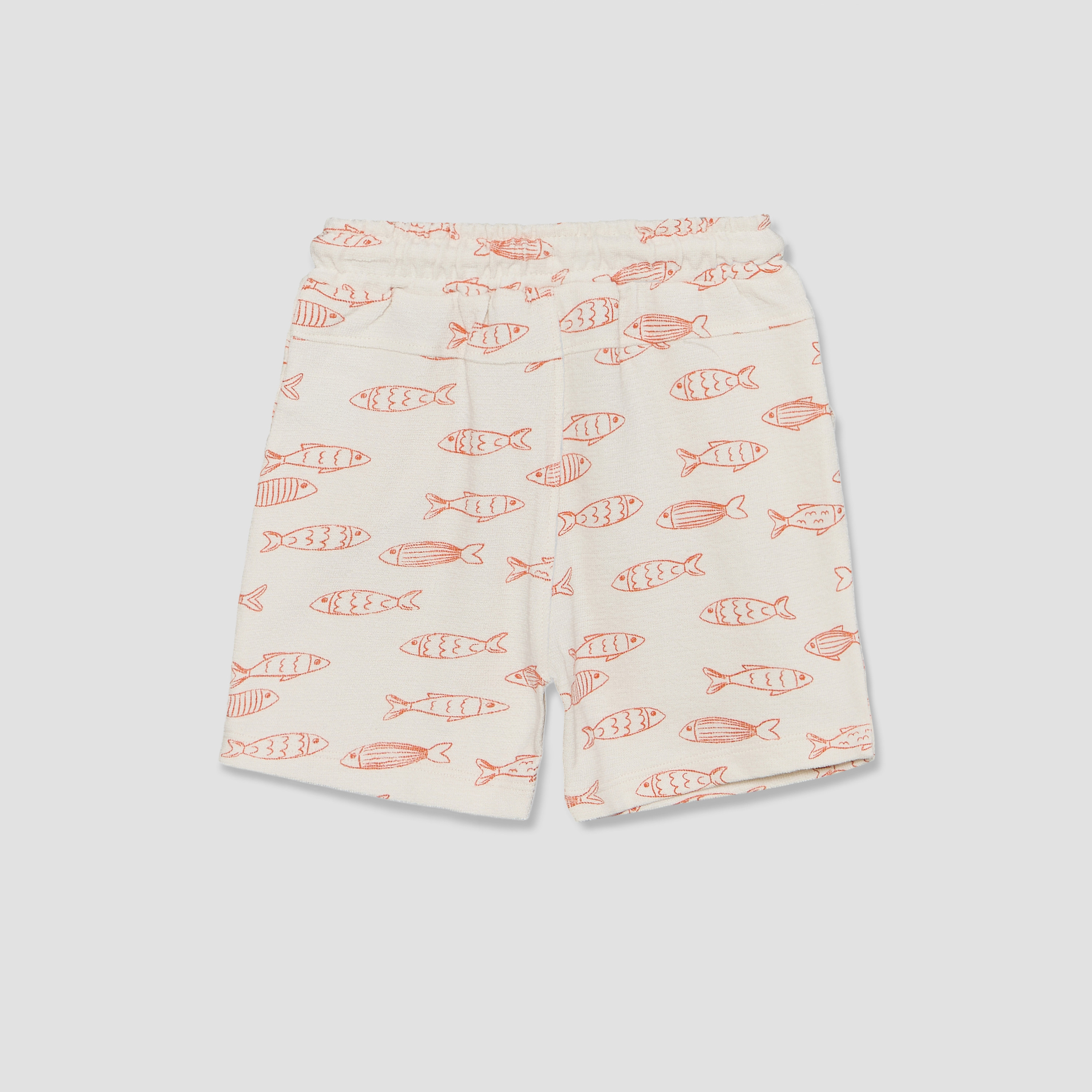 طقم شورت وقميص بياقة وأكمام قصيرة وطبعات سمك من جونيورز-baby-boys-clothing-setsandcoords-image-6