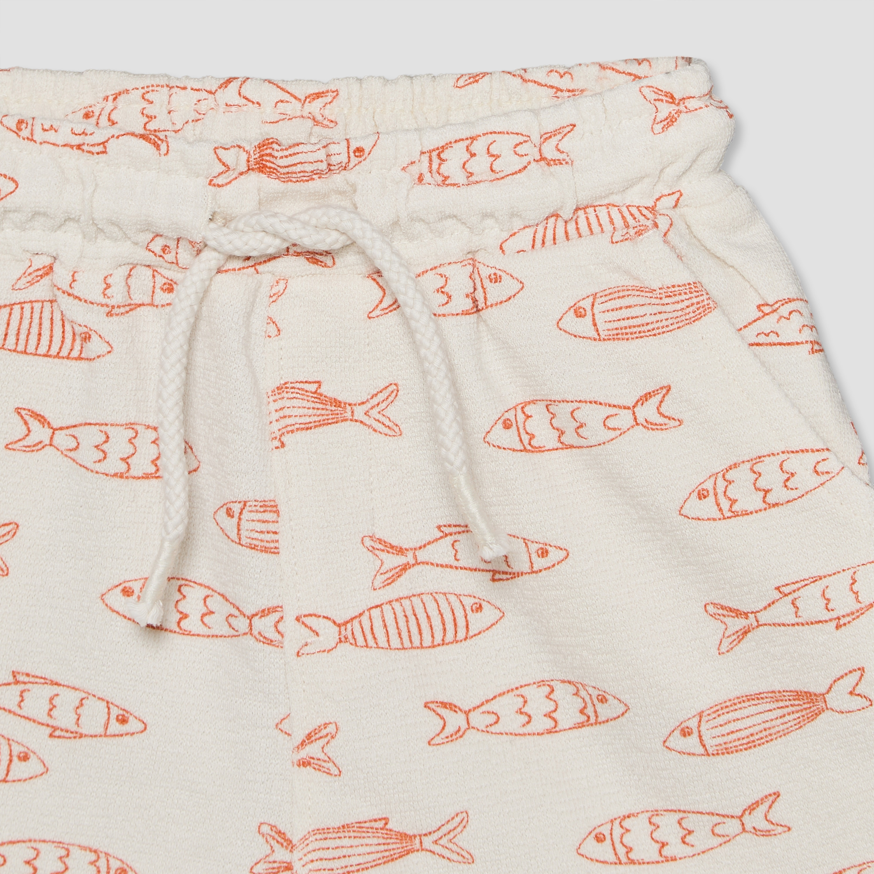 طقم شورت وقميص بياقة وأكمام قصيرة وطبعات سمك من جونيورز-baby-boys-clothing-setsandcoords-image-9