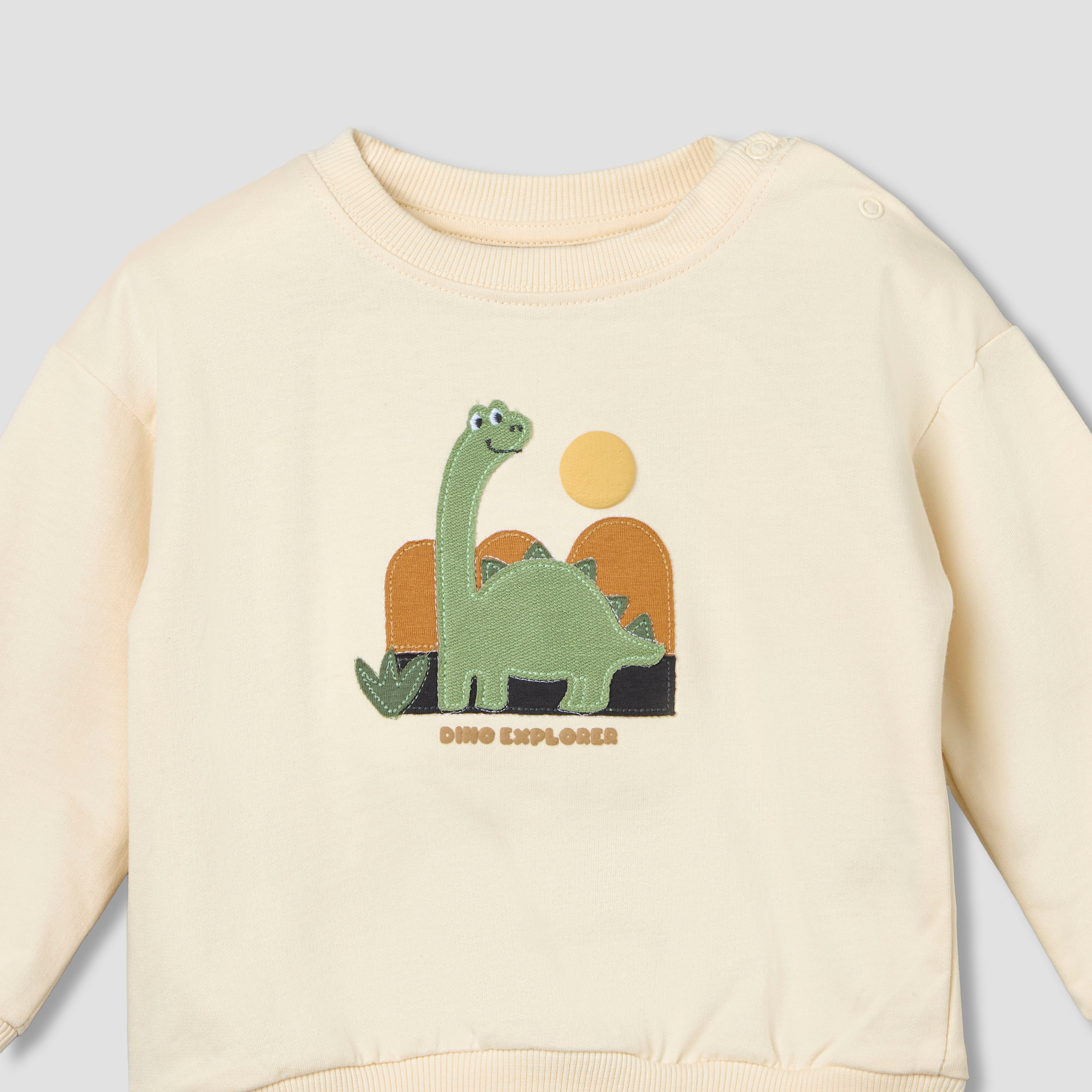 Juniors Crew Neck Long Sleeves Sweatshirt and Joggers Set with Drawstring Waist-baby-boys-clothing-winterwear-setsandcoords-image-7