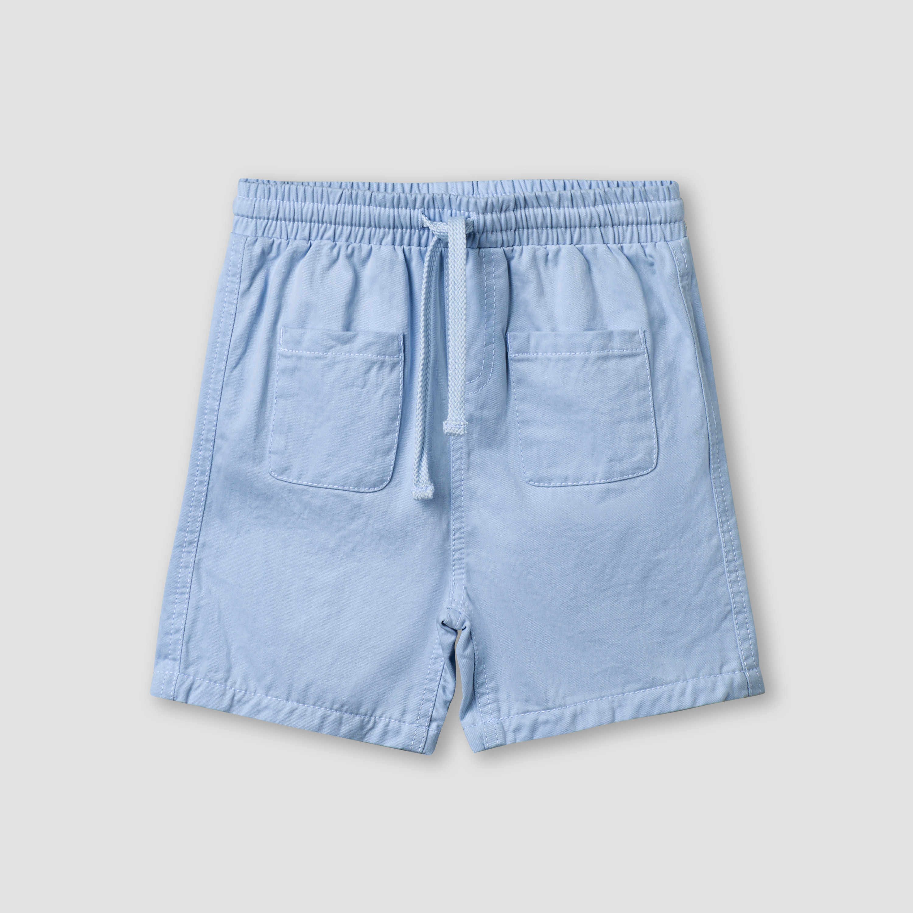 Juniors Collared Neck Short Sleeve Shirt and Shorts Set with Drawstring Closure-baby-boys-clothing-setsandcoords-image-4