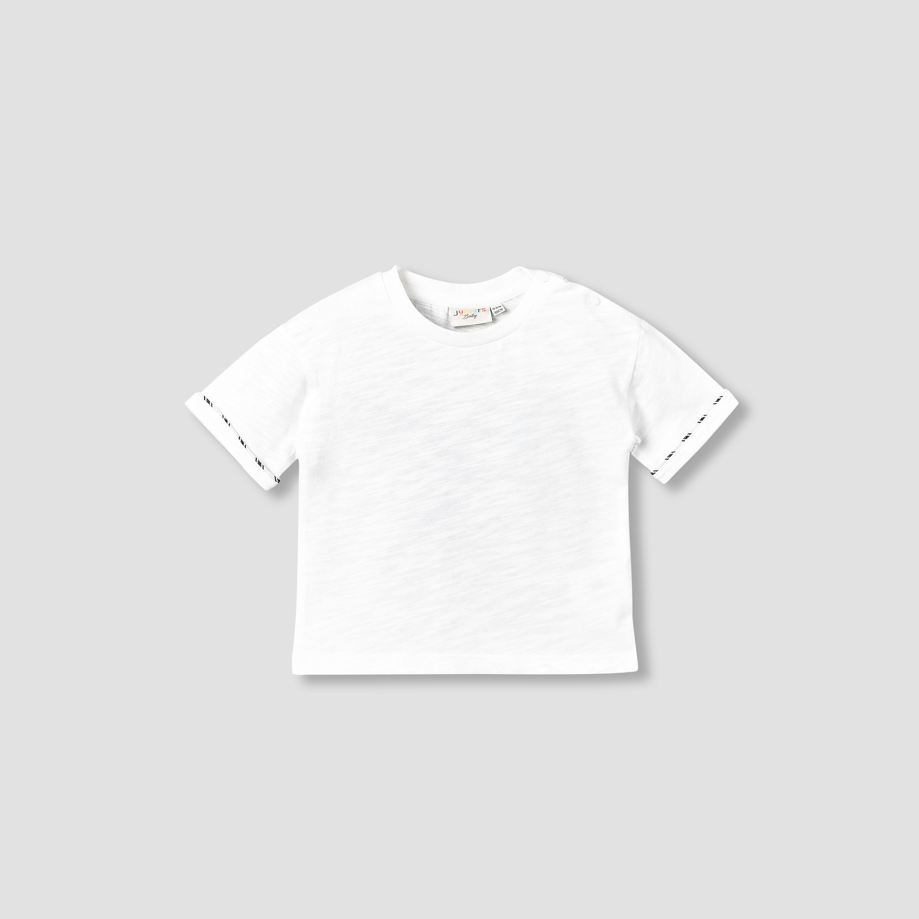 Juniors Crew Neck Short Sleeve T-shirt and Dungaree Set with Pocket-baby-boys-clothing-setsandcoords-image-4