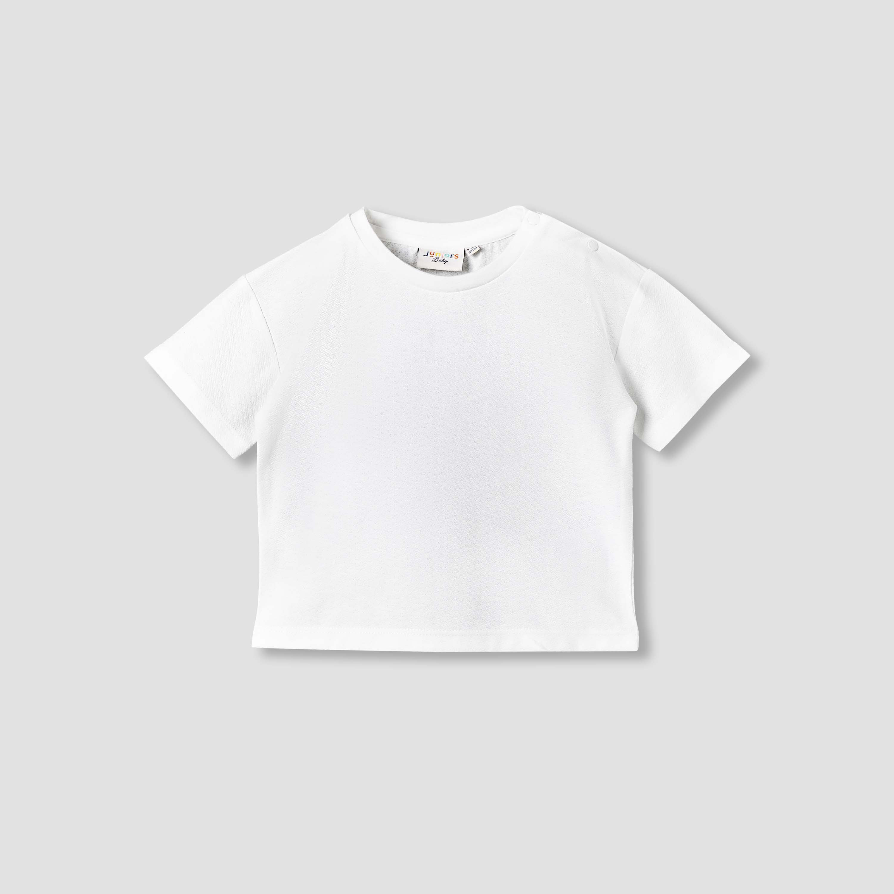 Juniors Crew Neck Short Sleeves T-shirt and Dungaree Set with Pockets-baby-boys-clothing-setsandcoords-image-3