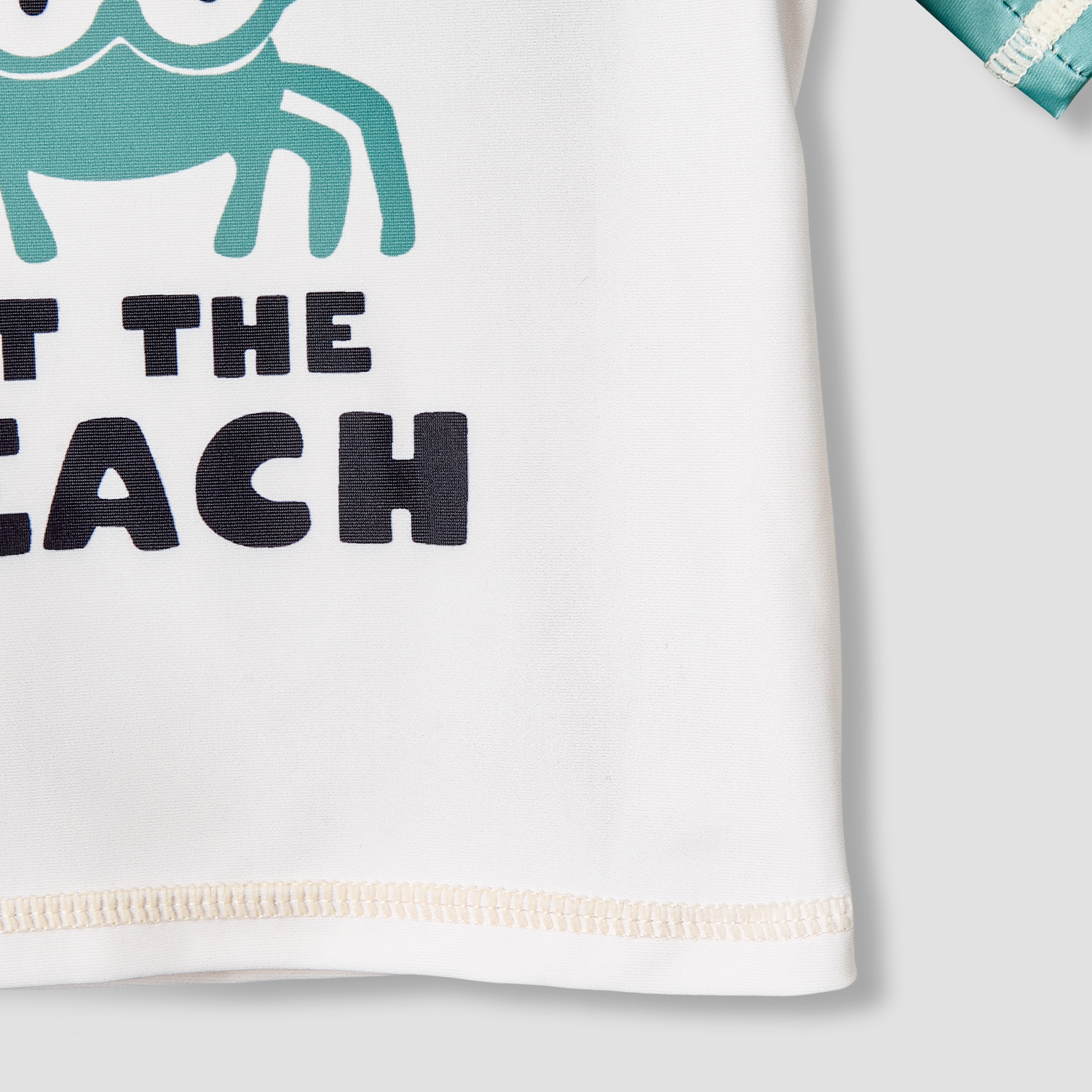 Juniors Crew Neck Short Sleeve Rashguard Set with Crab Print-baby-boys-clothing-swimwear-image-6