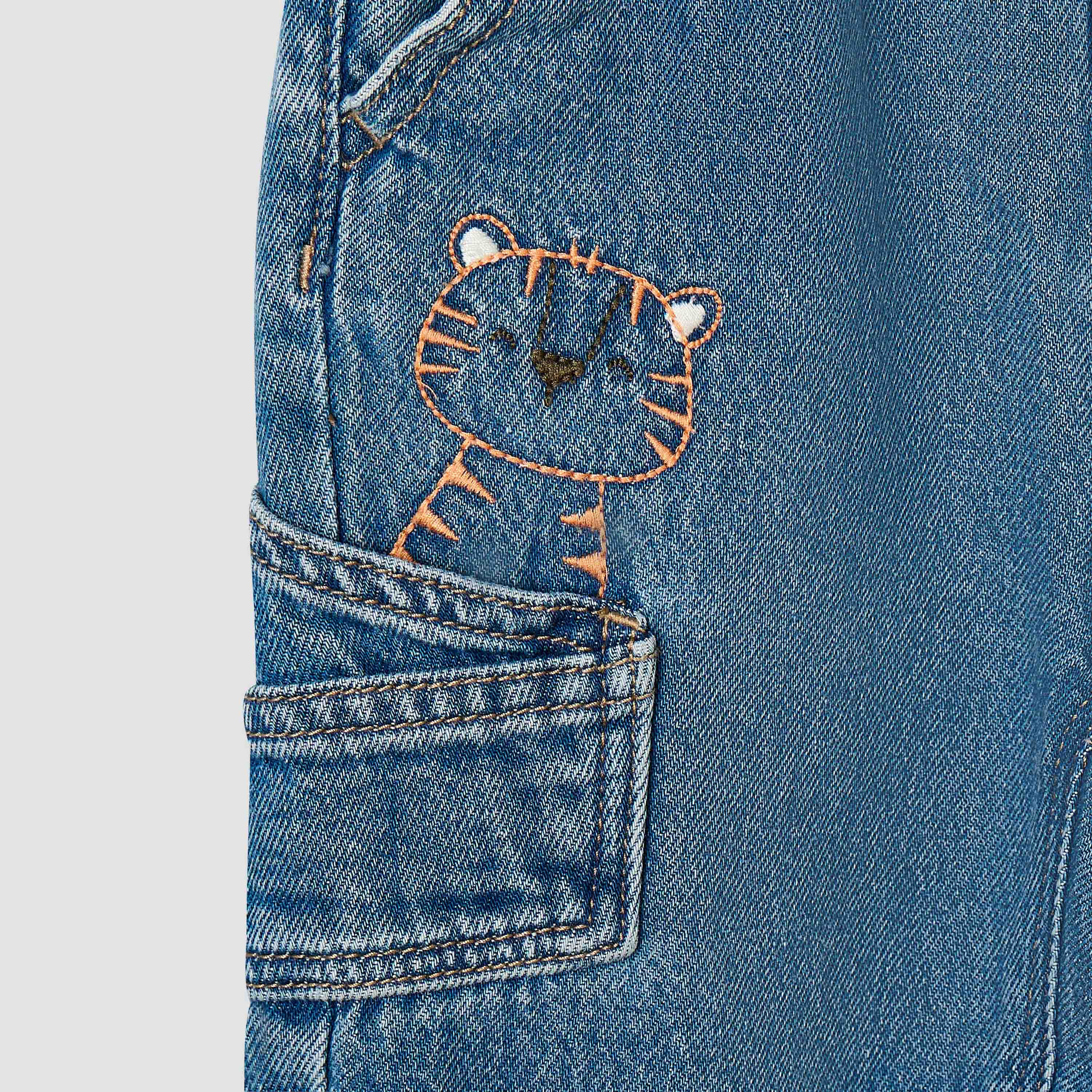 Juniors Jeans with Tiger Embroidery-baby-boys-clothing-bottoms-jeans-image-5