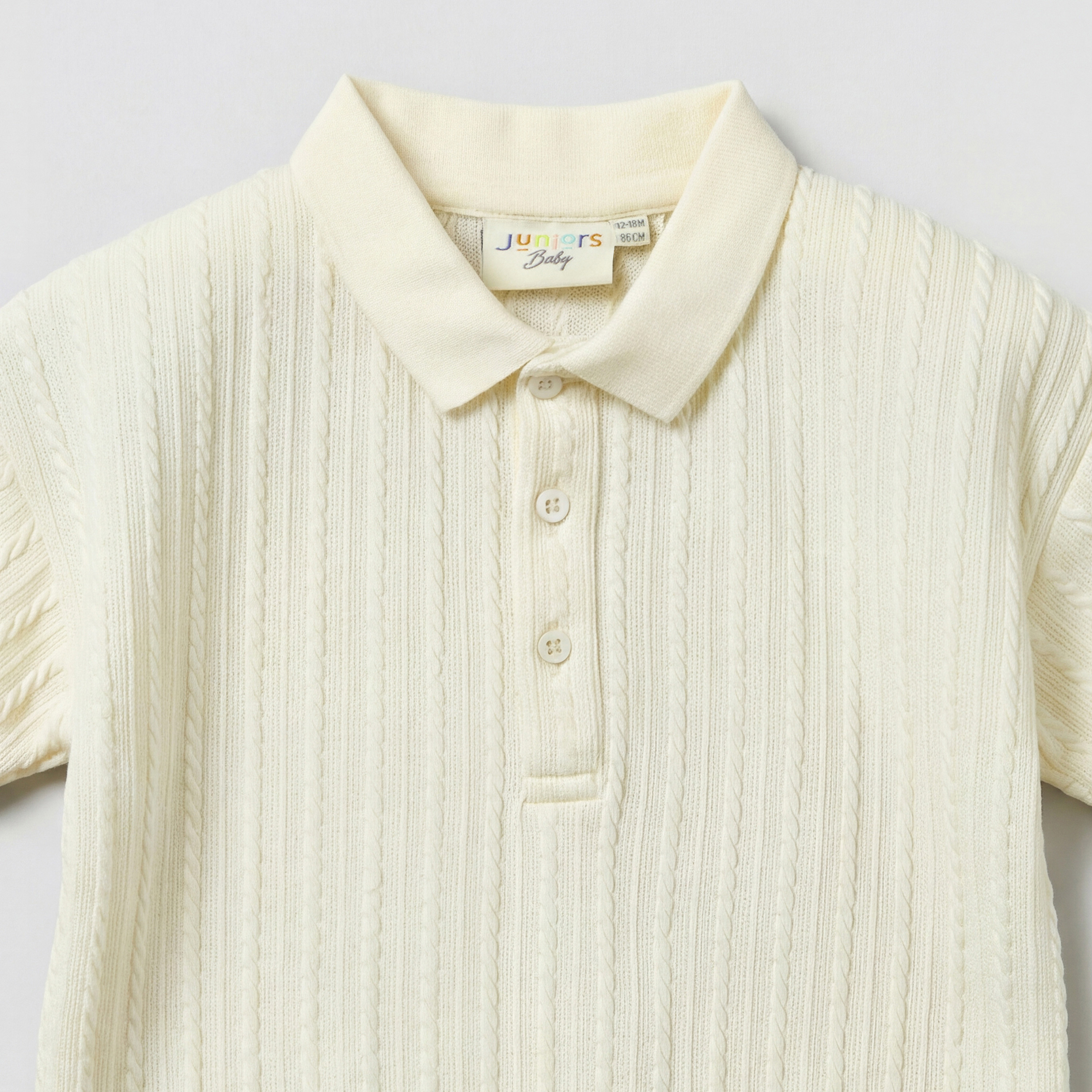 Juniors Short Sleeves Polo T-shirt with Texture-baby-boys-clothing-tshirtsandpolos-image-4