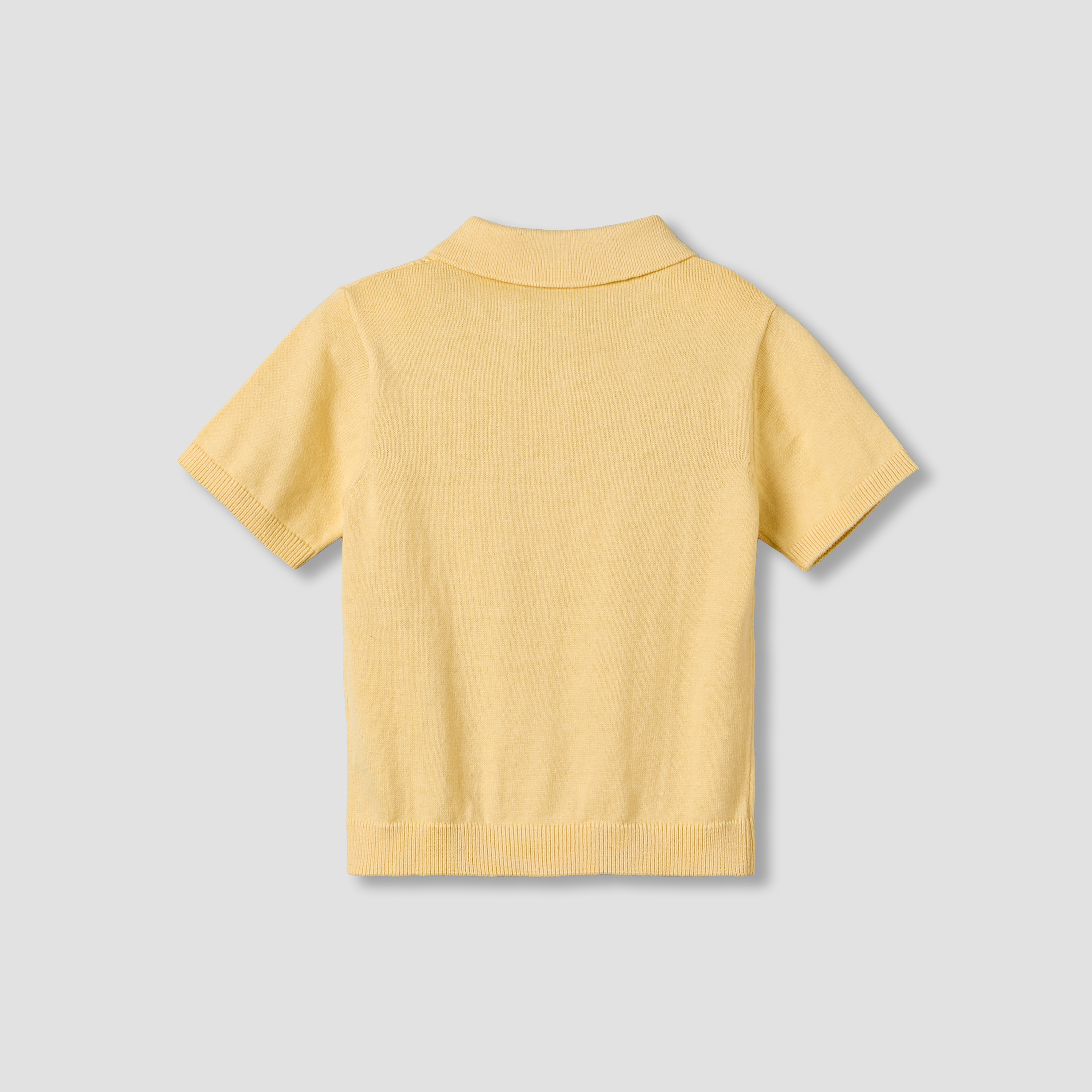 Juniors Polo Neck Short Sleeve T-shirt with Cutout Detail-baby-boys-clothing-tshirtsandpolos-image-3