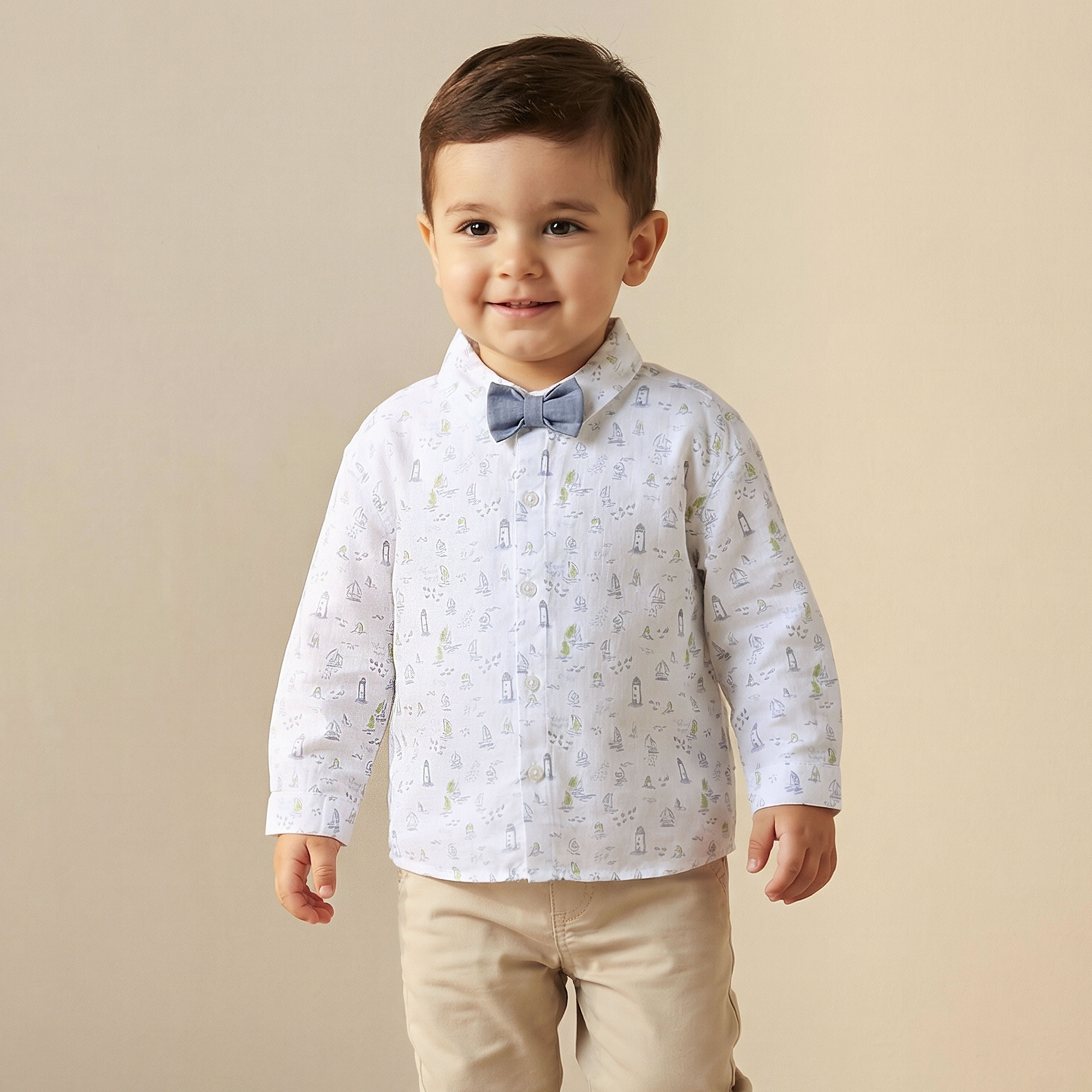 قميص بطبعات بحرية وأكمام طويلة من جونيورز-baby-boys-clothing-shirts-image-5