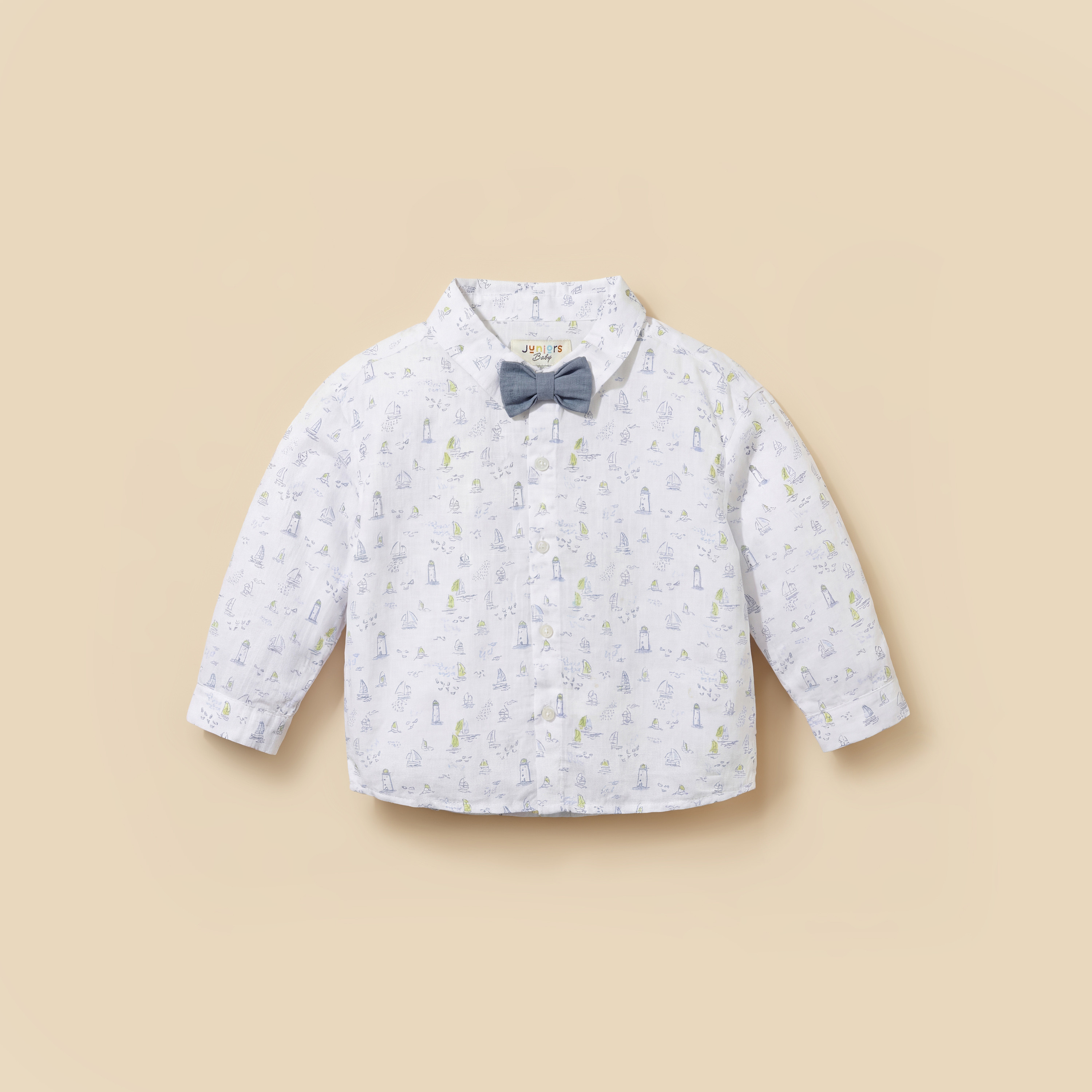 قميص بطبعات بحرية وأكمام طويلة من جونيورز-baby-boys-clothing-shirts-image-4