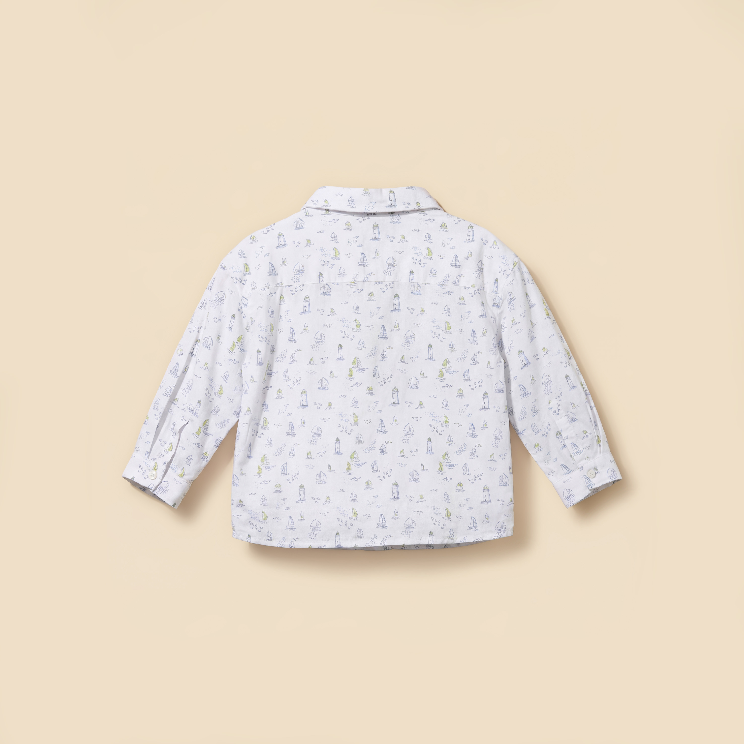 قميص بطبعات بحرية وأكمام طويلة من جونيورز-baby-boys-clothing-shirts-image-3