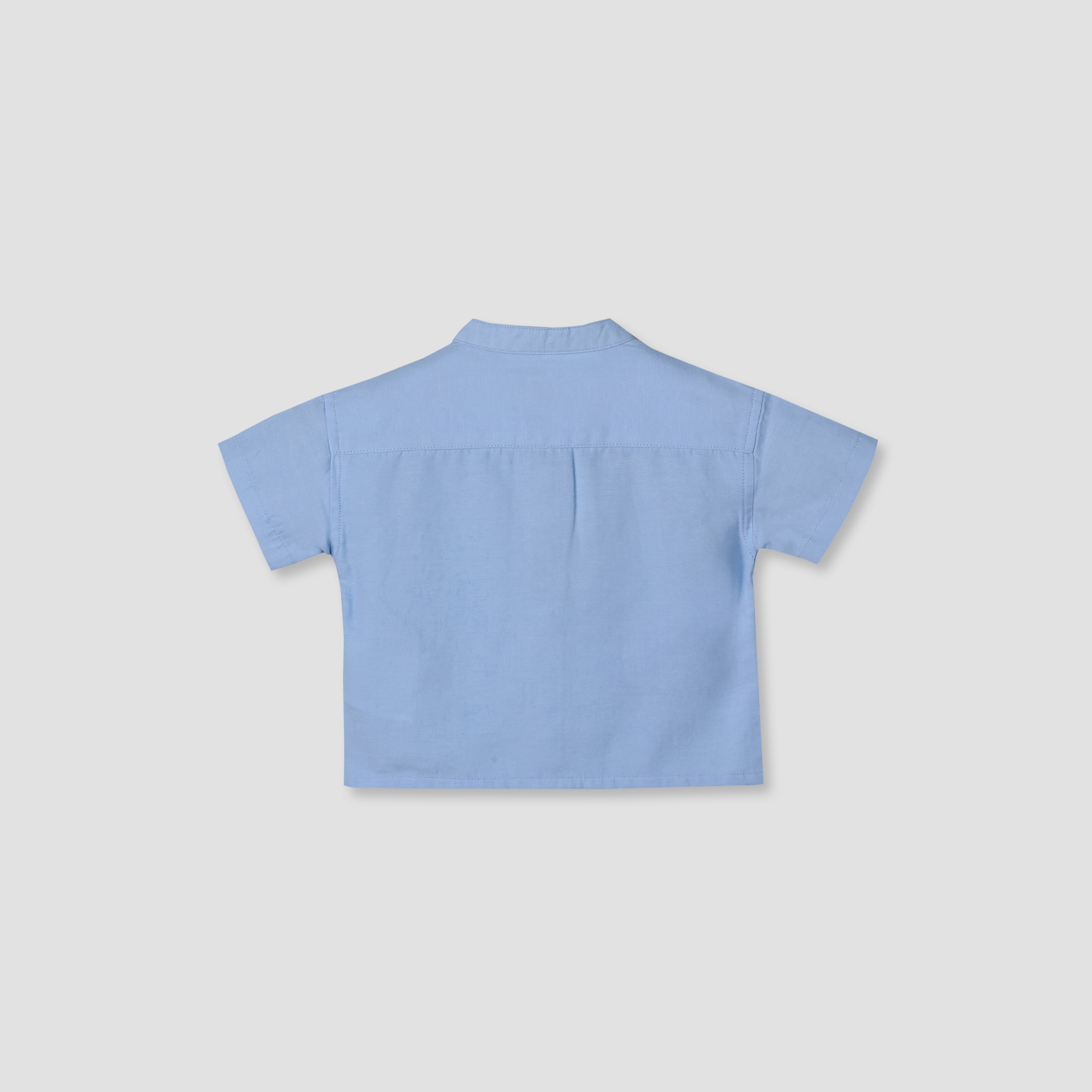Juniors Short Sleeves Shirt with Embroidery-baby-boys-clothing-shirts-image-3