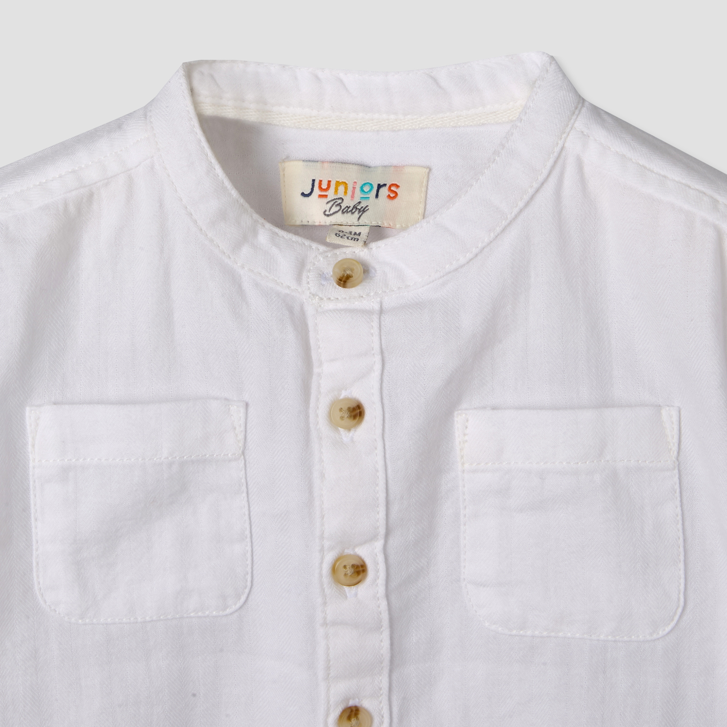 Juniors Long Sleeves Shirt with Mandarin Collar-baby-boys-clothing-shirts-image-4