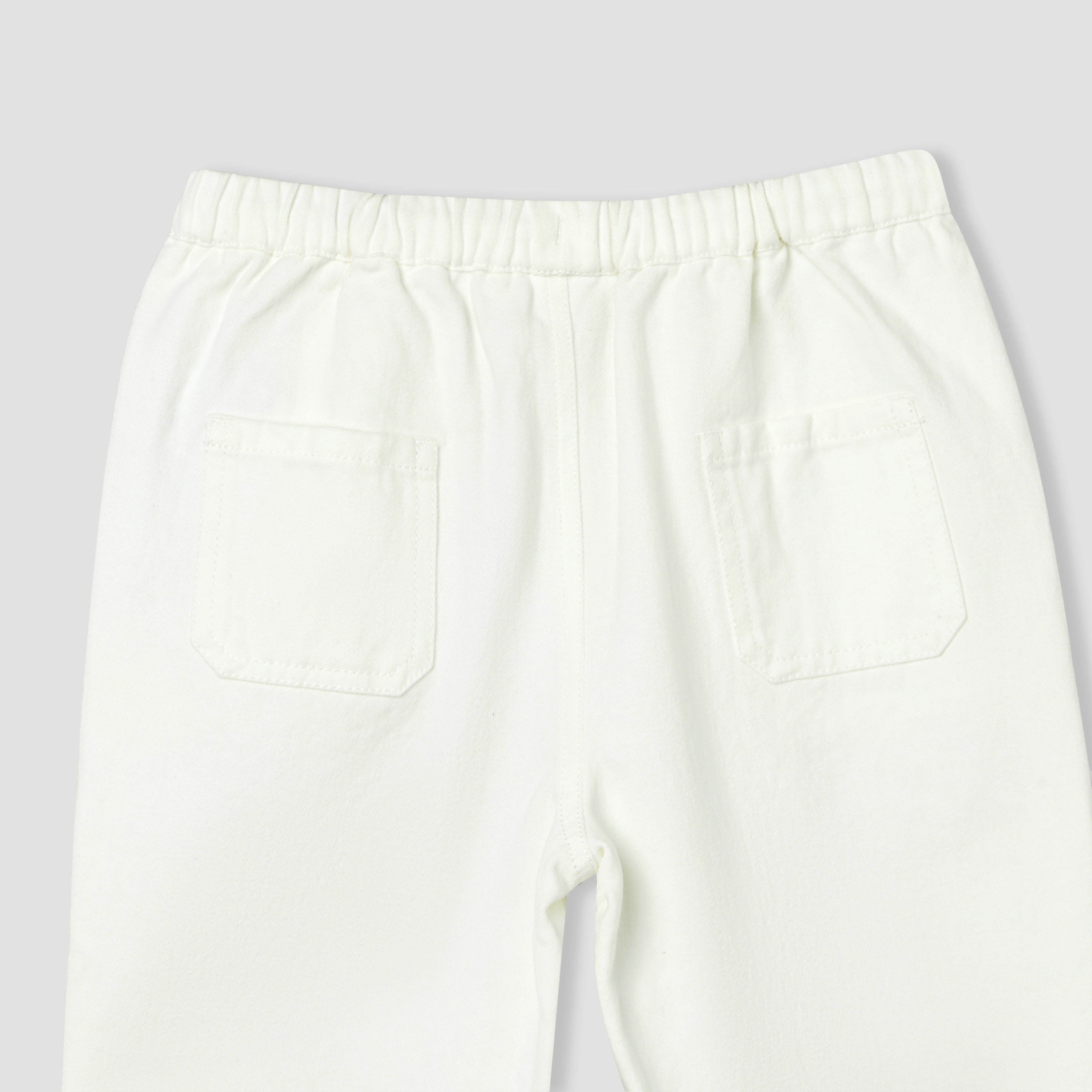 Juniors Regular Fit Pants with Striped Cuffs, Elasticated Drawstring-baby-boys-clothing-bottoms-trousers-image-3