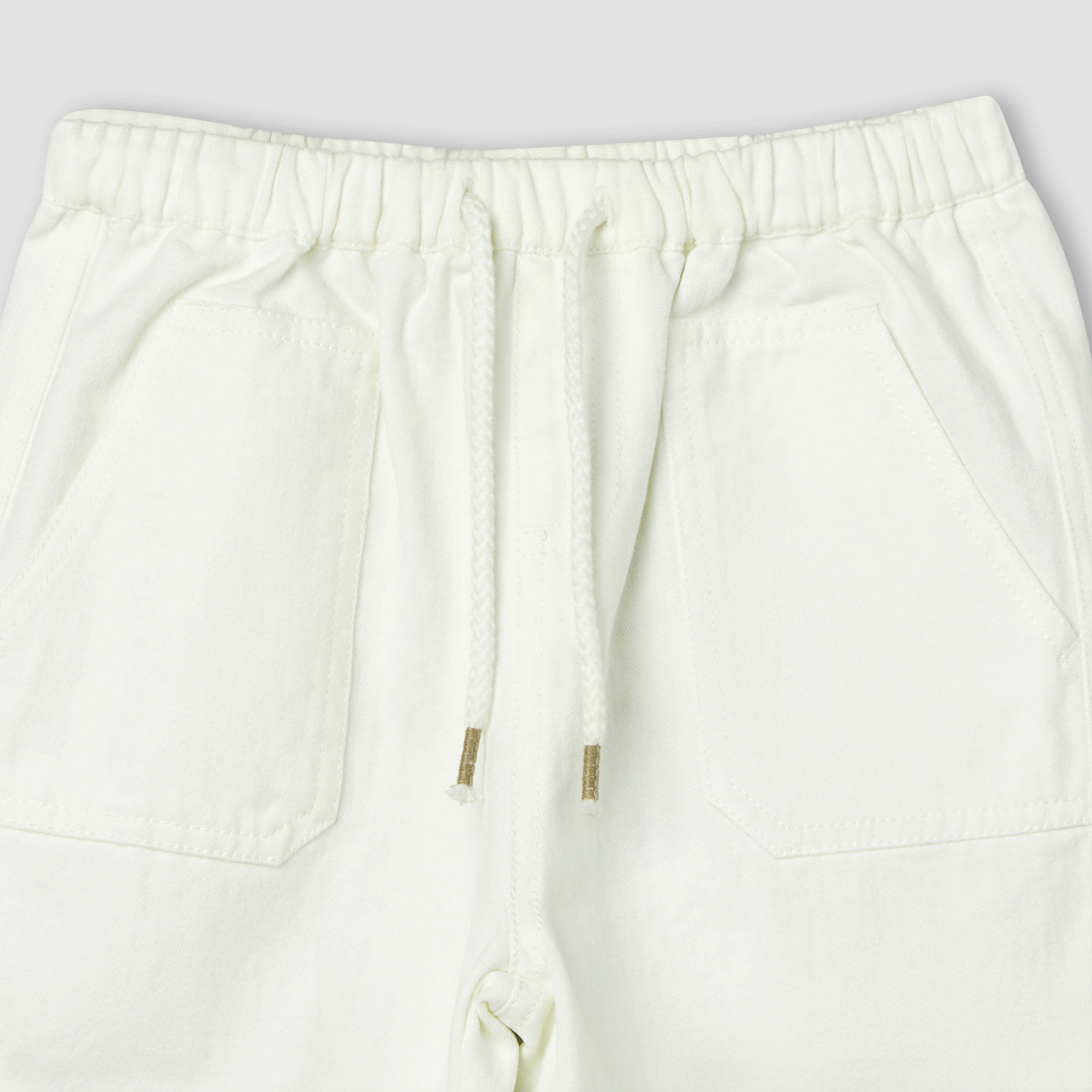 Juniors Regular Fit Pants with Striped Cuffs, Elasticated Drawstring-baby-boys-clothing-bottoms-trousers-image-4