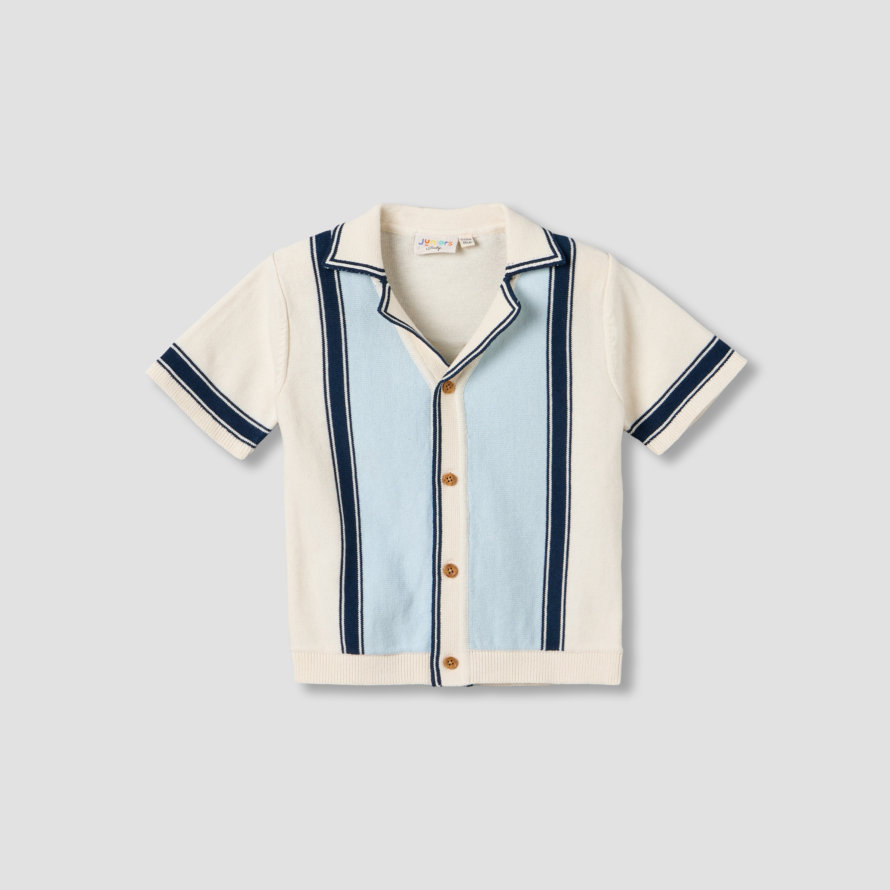 Giggles Collared Cardigan with Stripes-baby-boys-clothing-jumpersandcardigans-image-2