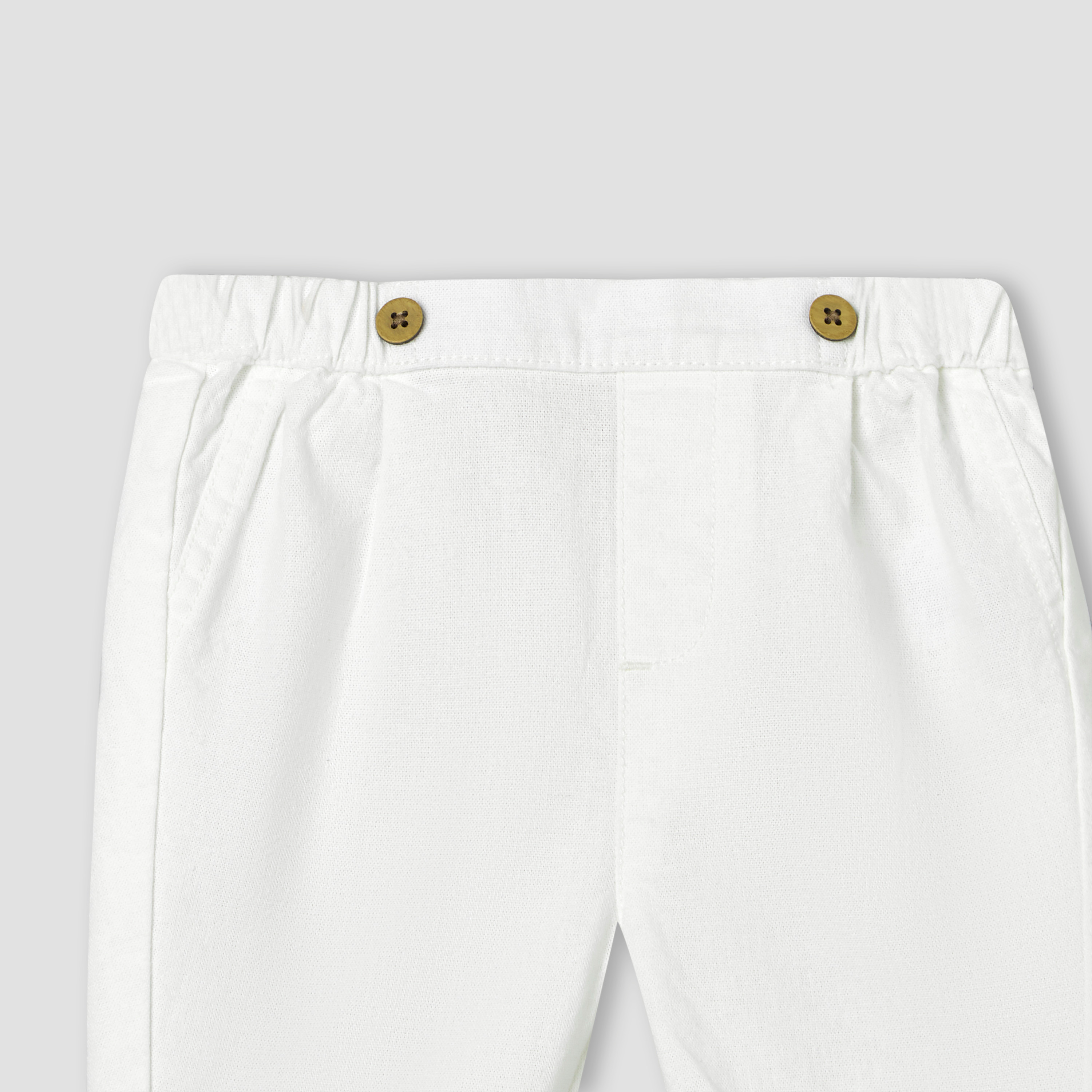 طقم بلوزة بياقة ماندارين وأكمام طويلة وبنطلون بتطريز-baby-boys-clothing-setsandcoords-image-8