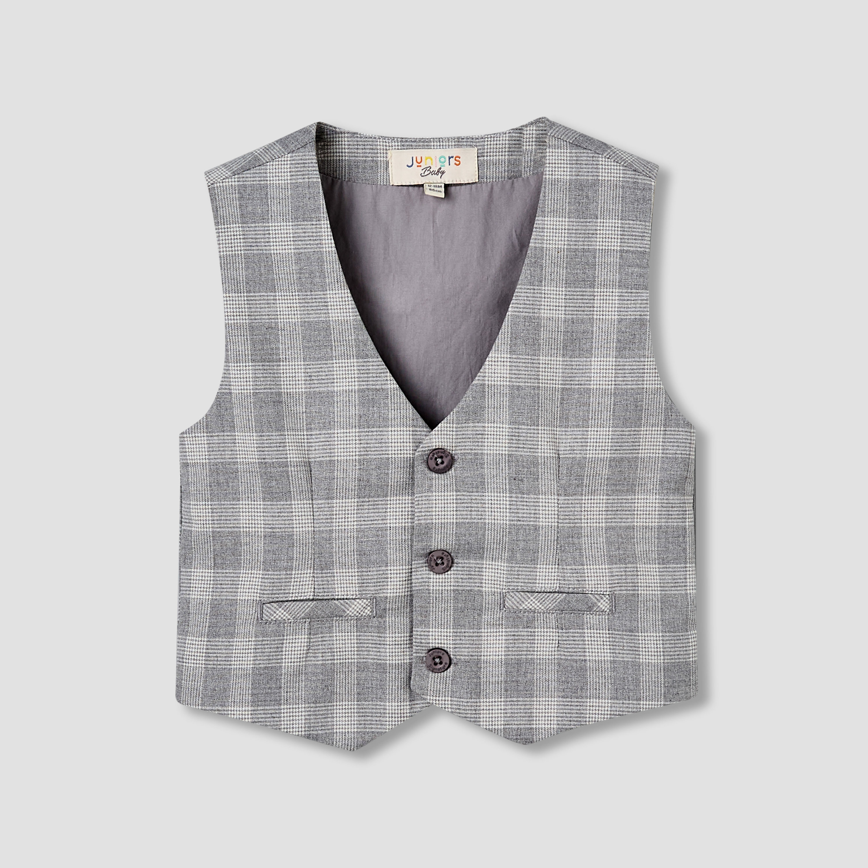 Set of 4 Juniors Clothing Gift Set with Checked Design-baby-boys-clothing-setsandcoords-image-4