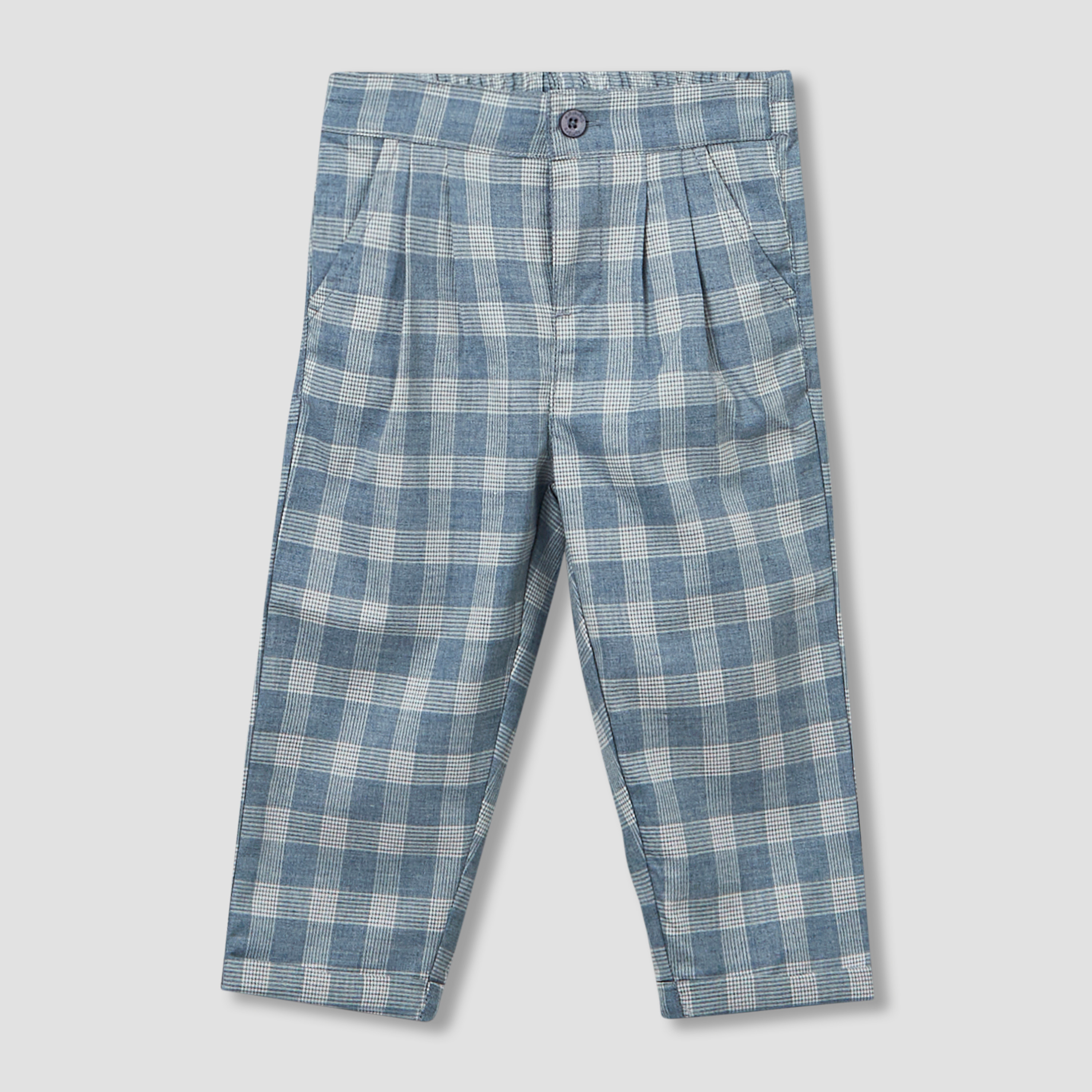 Set of 4 Juniors Clothing Gift Set with Checked Design-baby-boys-clothing-setsandcoords-image-3